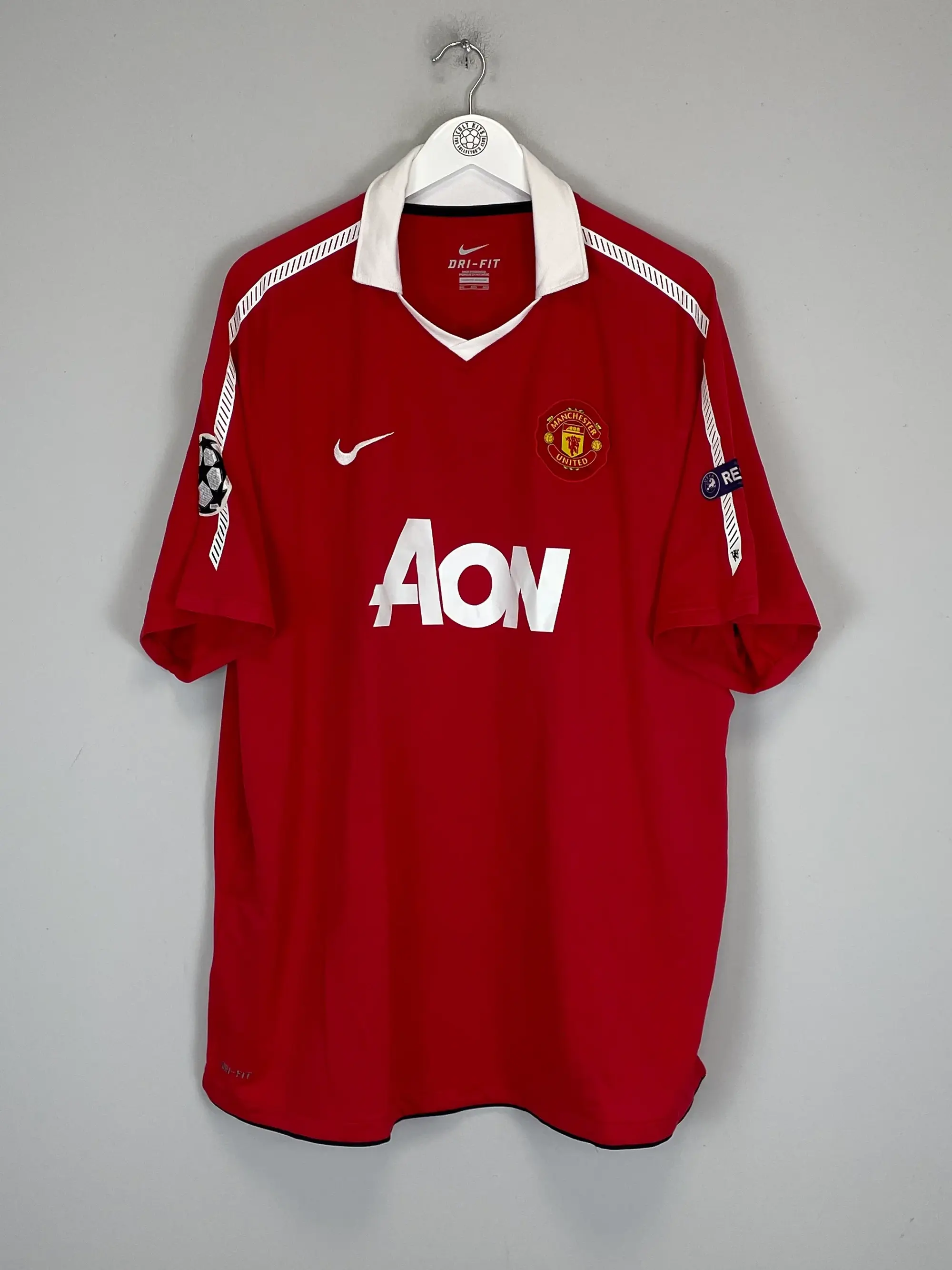 CULT KITS - 2010/11 MANCHESTER UNITED GIGGS #11 C/L HOME SHIRT (XXL) NIKE