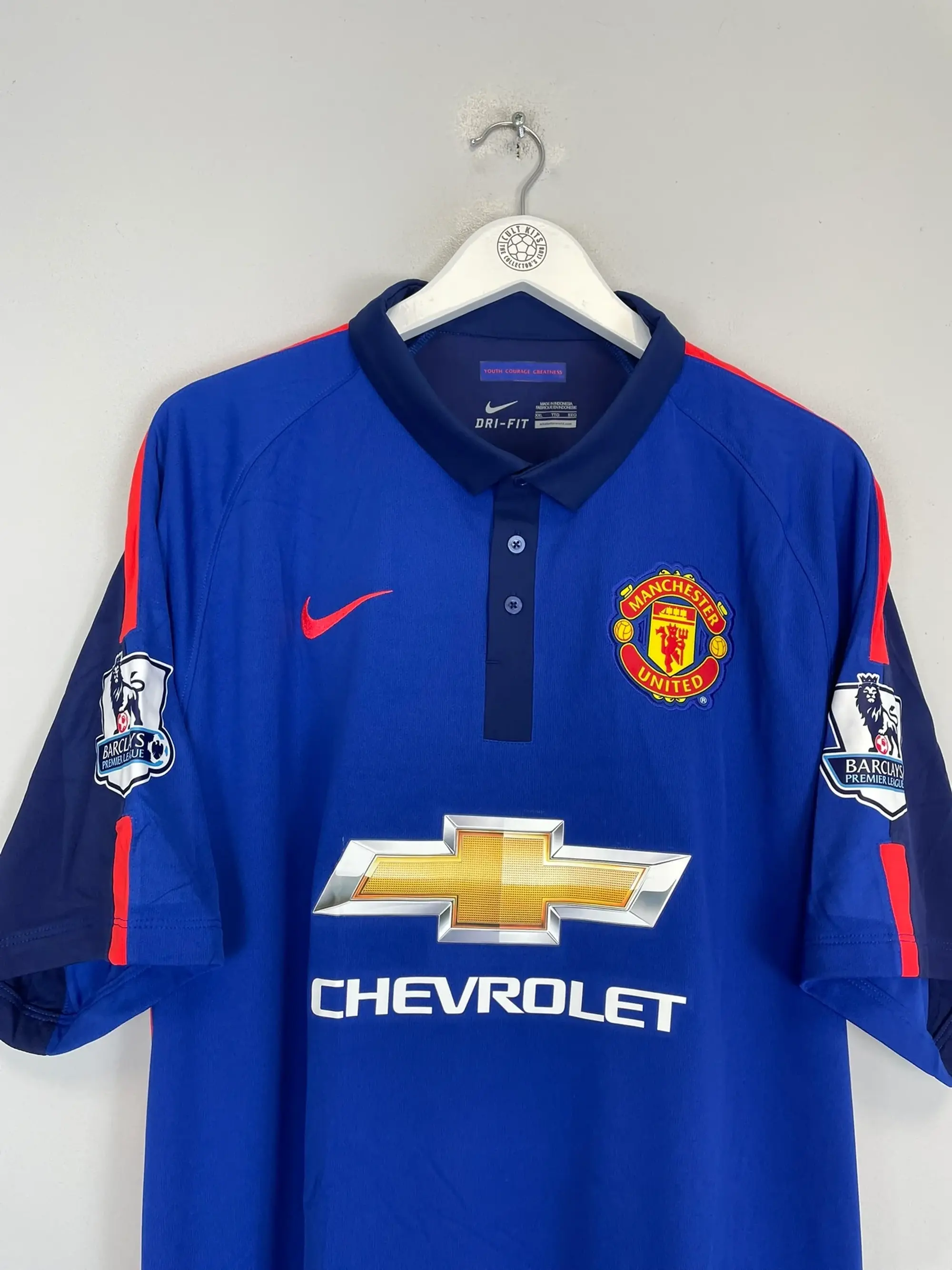 CULT KITS - 2014/15 MANCHESTER UNITED FALCAO #9 AWAY SHIRT (XXL) NIKE
