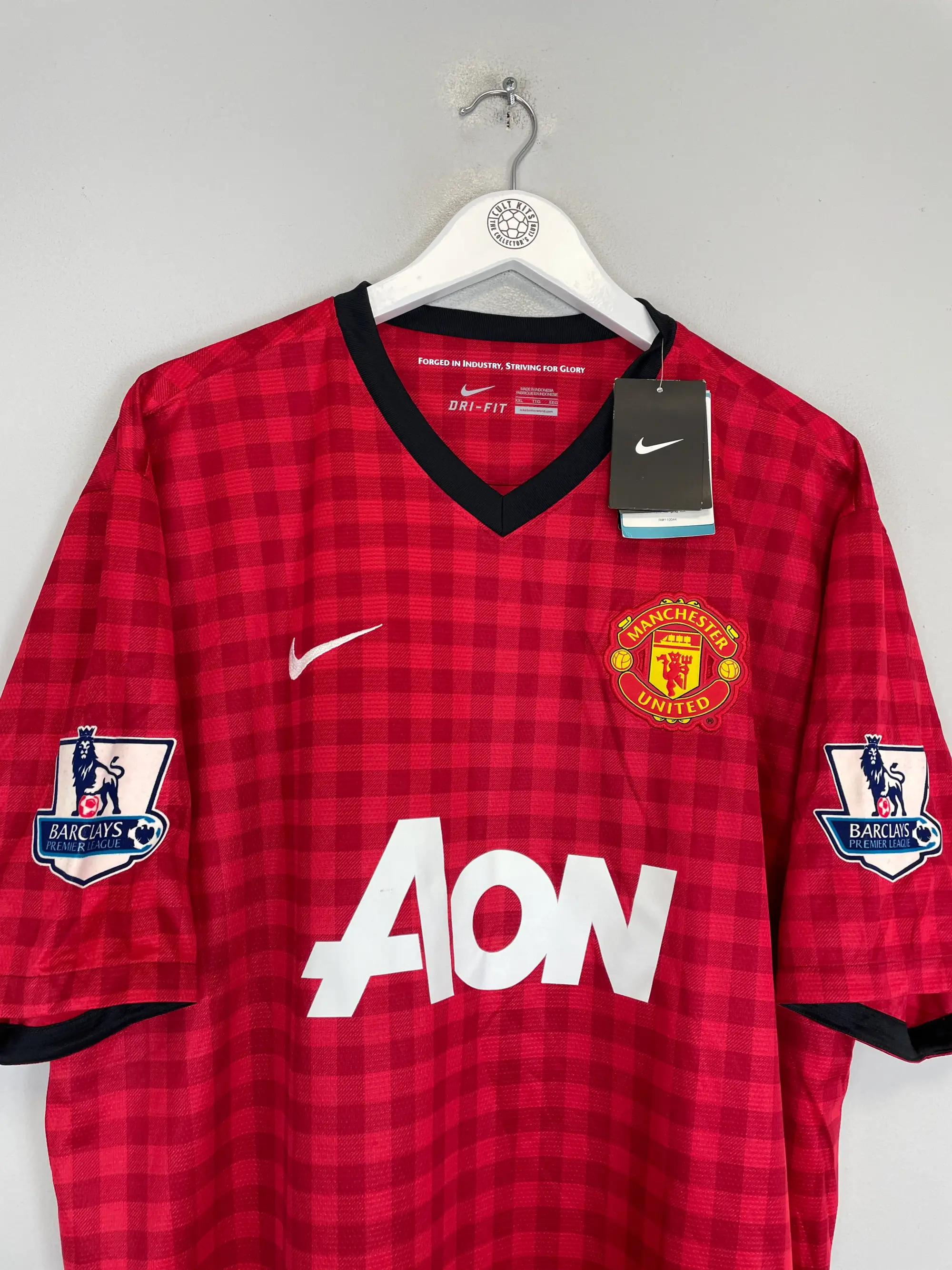 CULT KITS - 2012/13 MANCHESTER UNITED BUTTNER #28 *BNWT* HOME SHIRT (XXL) NIKE