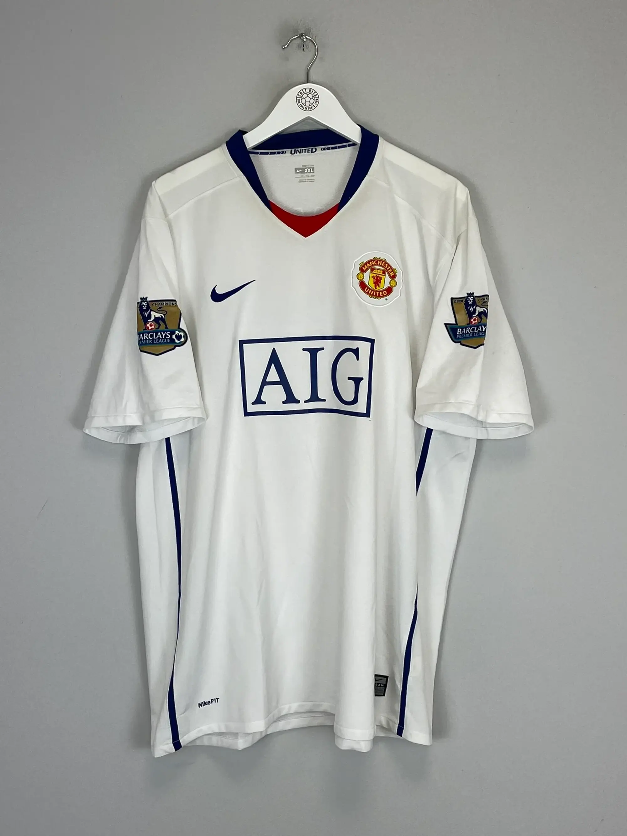 CULT KITS - 2008/09 MANCHESTER UNITED TEVEZ #32 AWAY SHIRT (XXL) NIKE