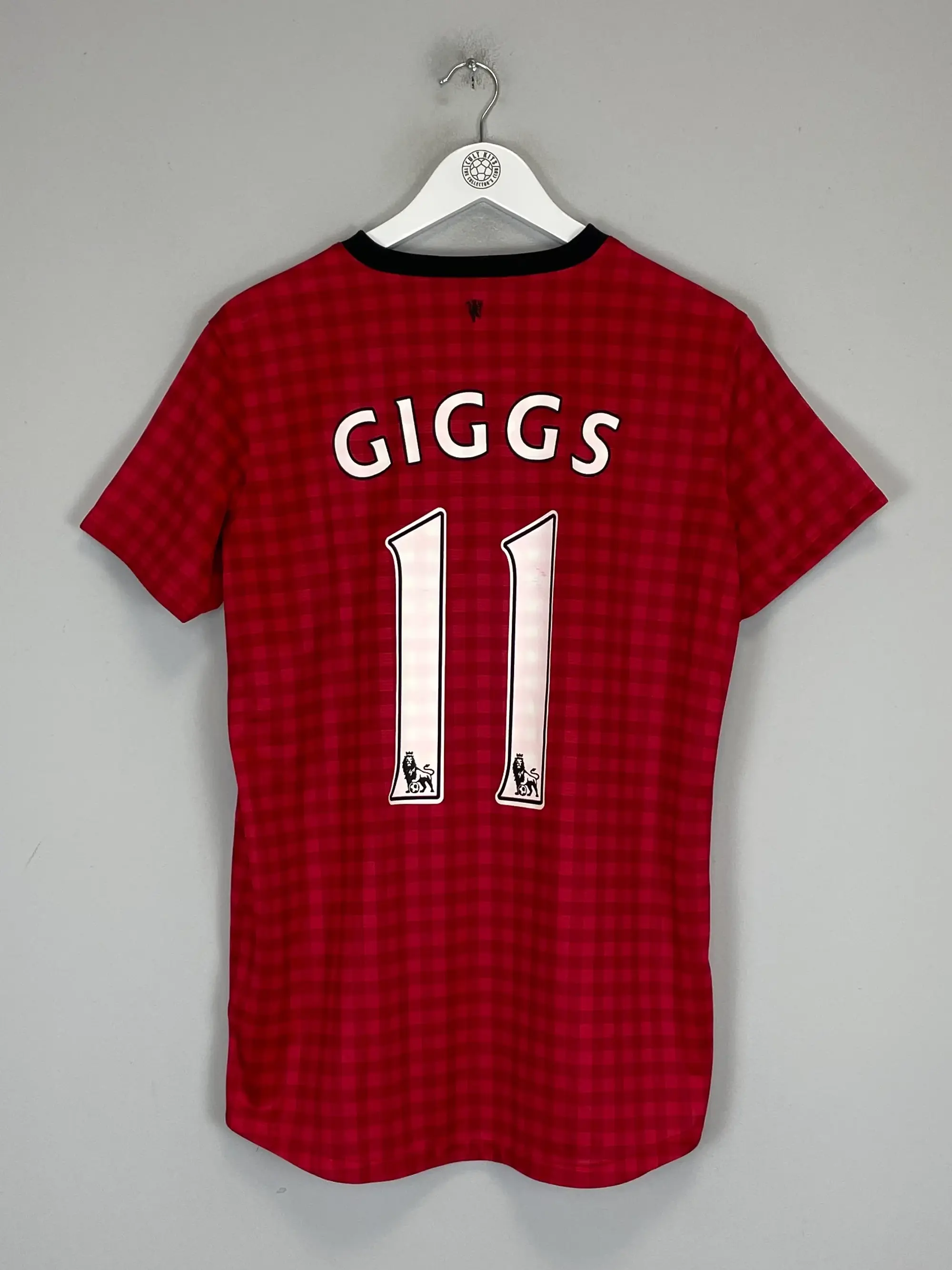 CULT KITS - 2012/13 MANCHESTER UNITED GIGGS #11 HOME SHIRT (XL.WOMENS) NIKE