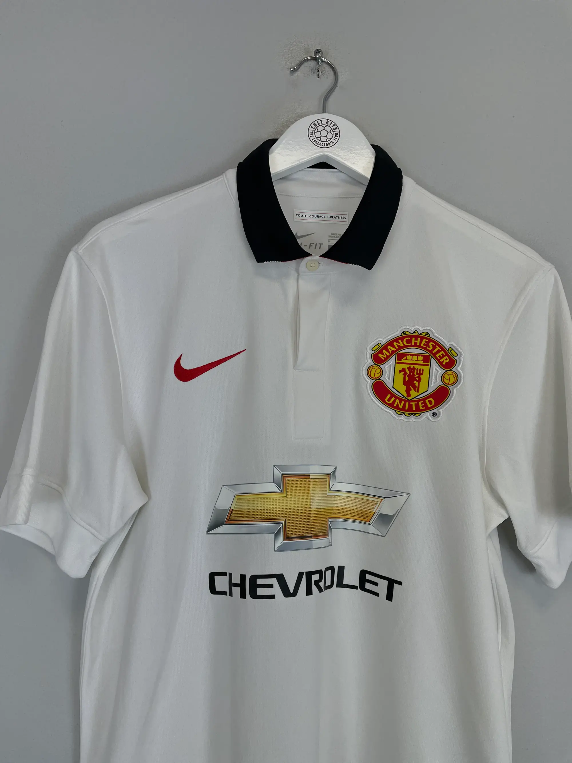 CULT KITS - 2014/15 MANCHESTER UNITED ROONEY #10 AWAY SHIRT (M) NIKE