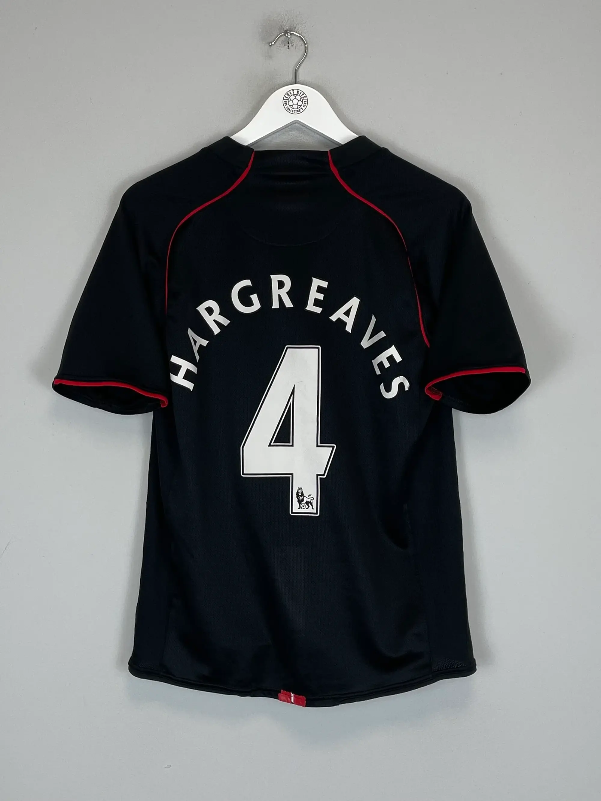 2007/08 MANCHESTER UNITED HARGREAVES #4 AWAY SHIRT (M) NIKE | Cult Kits
