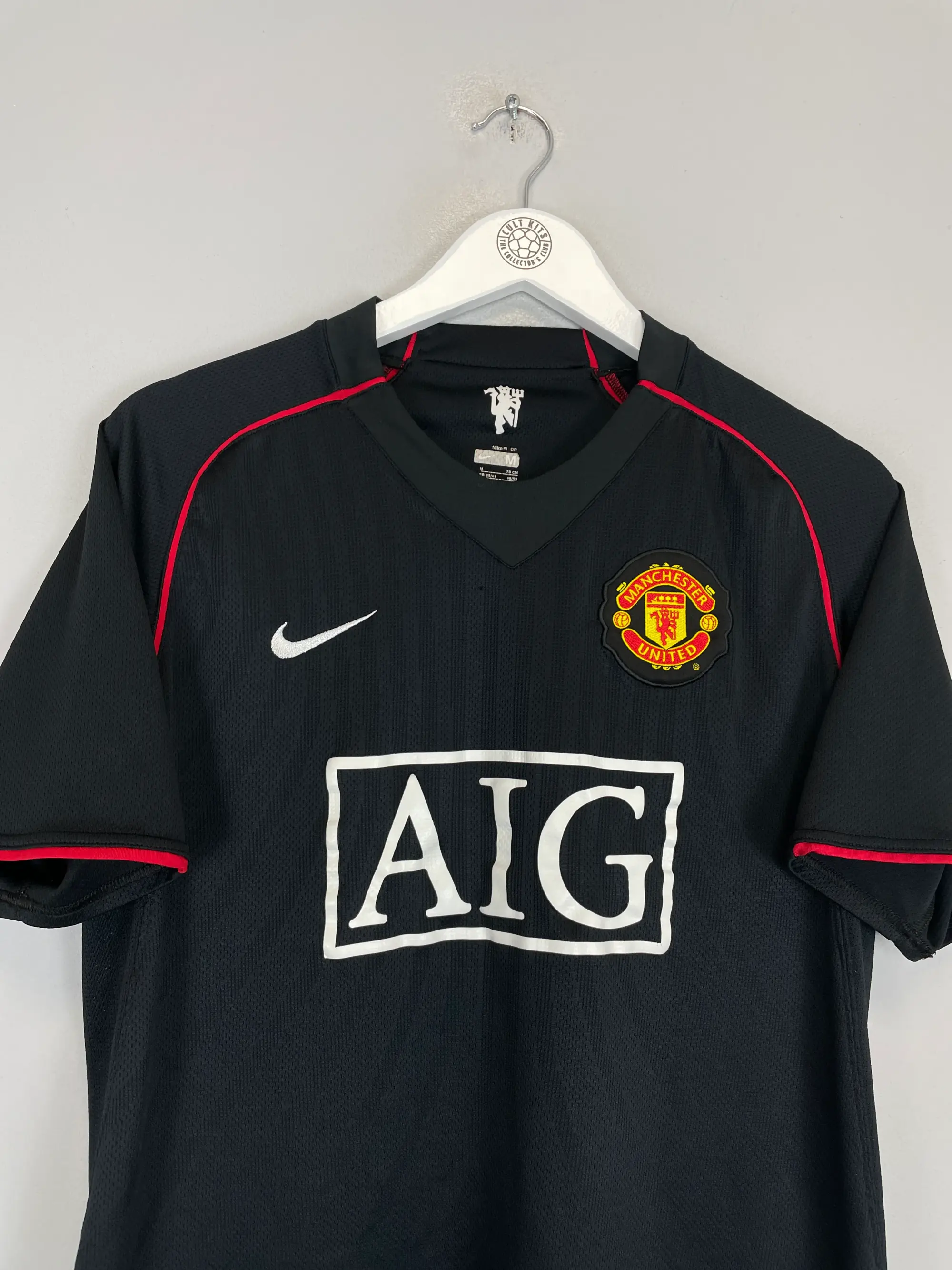 2007/08 MANCHESTER UNITED HARGREAVES #4 AWAY SHIRT (M) NIKE | Cult Kits