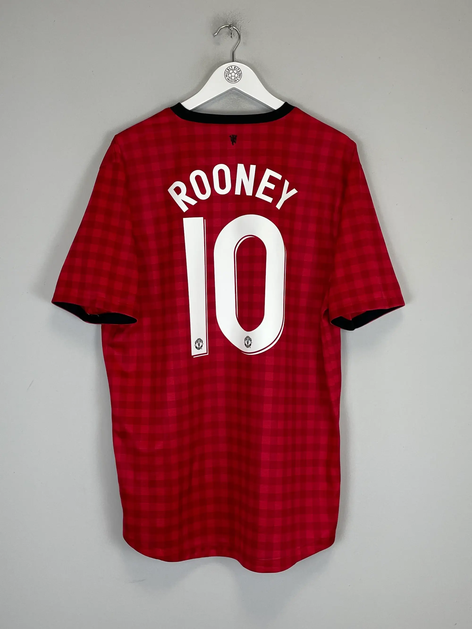CULT KITS - 2012/13 MANCHESTER UNITED ROONEY #10 HOME SHIRT (XL) NIKE