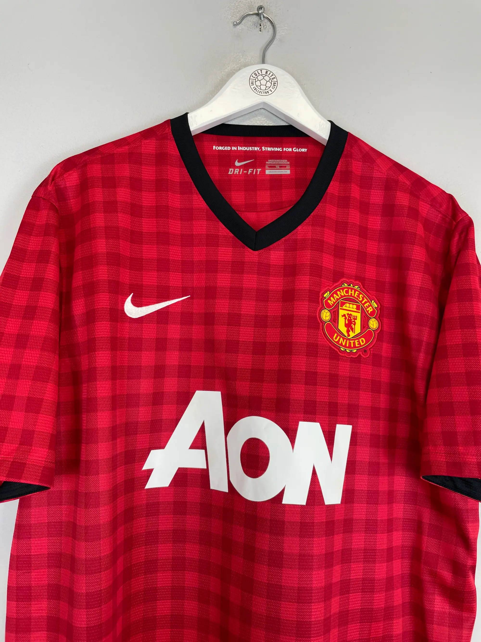 CULT KITS - 2012/13 MANCHESTER UNITED ROONEY #10 HOME SHIRT (XL) NIKE