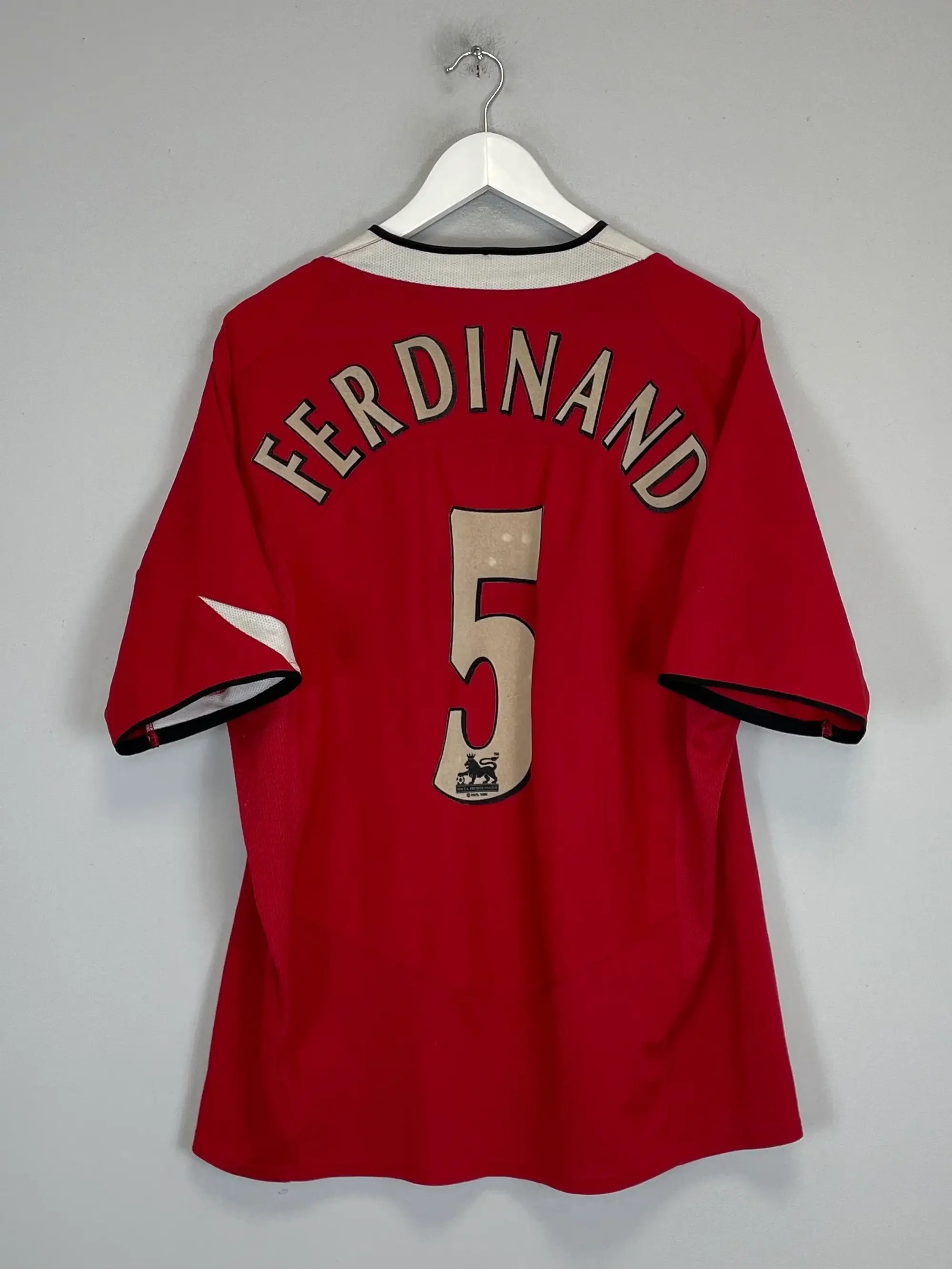 2004/06 MANCHESTER UNITED FERDINAND #5 HOME SHIRT (XL) NIKE | Cult Kits