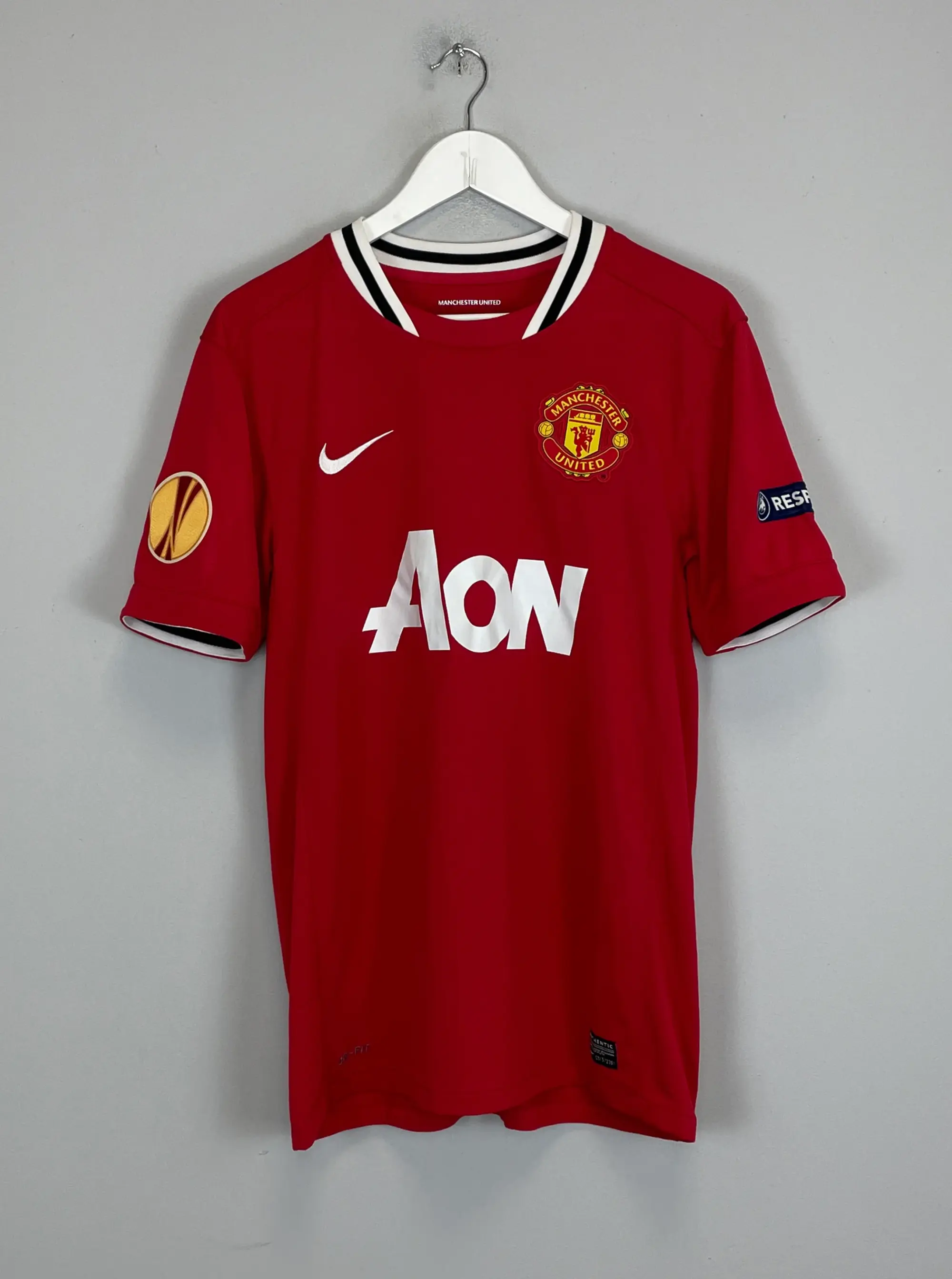 CULT KITS - 2011/12 MANCHESTER UNITED BERBATOV #9 E/L HOME SHIRT (M) ADIDAS