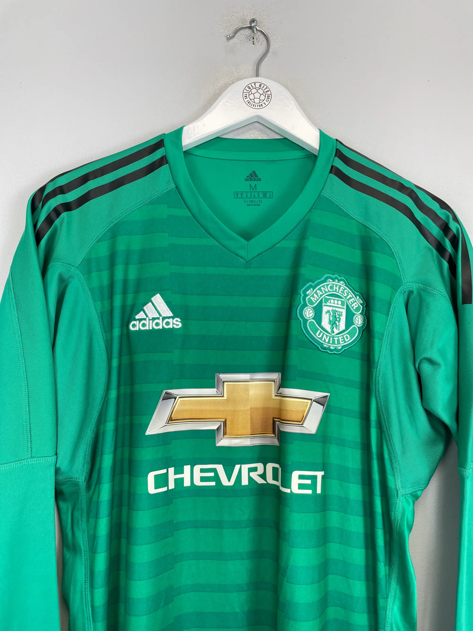CULT KITS - 2018/19 MANCHESTER UNITED GK SHIRT (M) ADIDAS