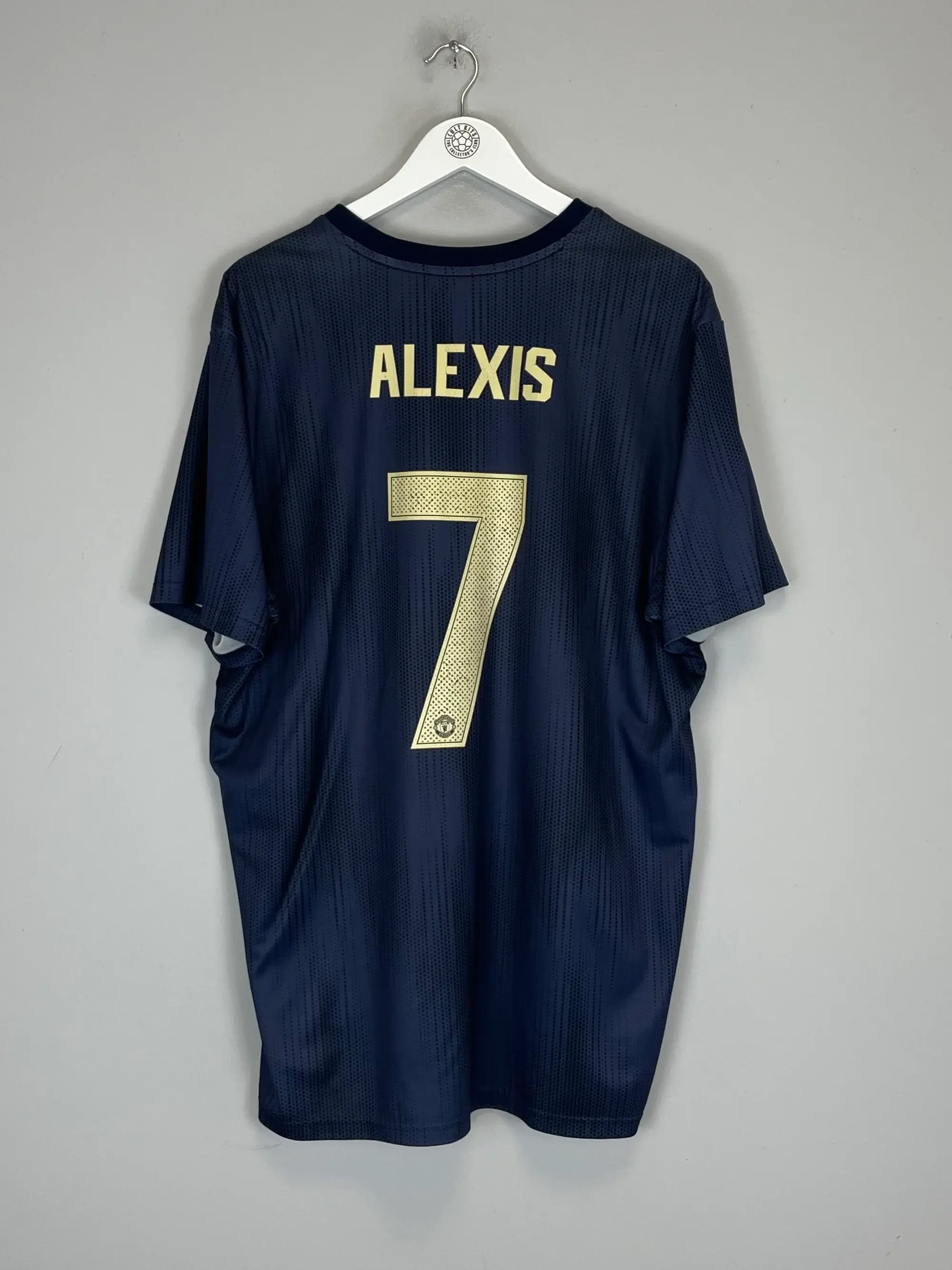 CULT KITS - 2018/19 MANCHESTER UNITED ALEXIS #7 AWAY SHIRT (XXL) ADIDAS