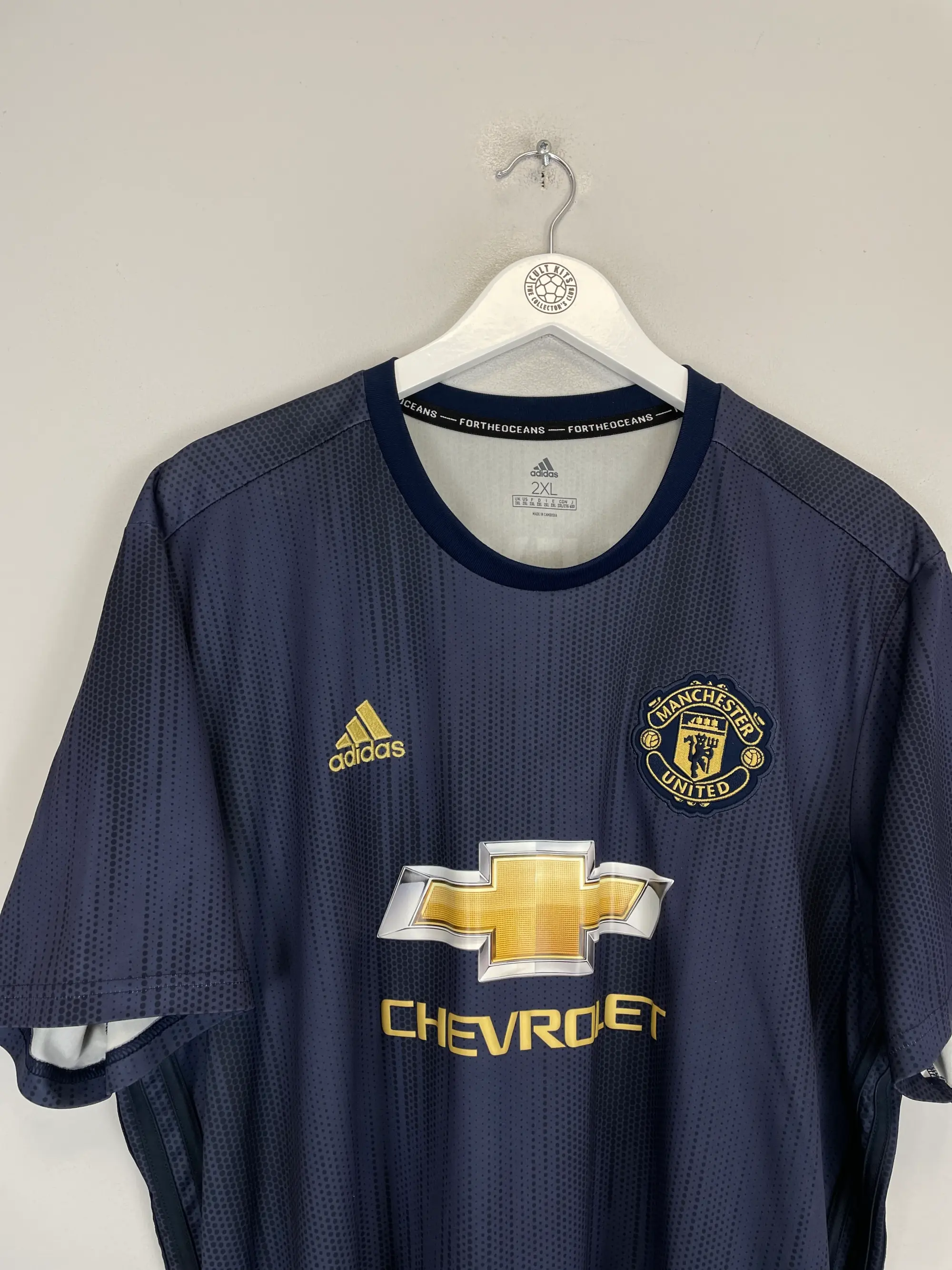 CULT KITS - 2018/19 MANCHESTER UNITED ALEXIS #7 AWAY SHIRT (XXL) ADIDAS