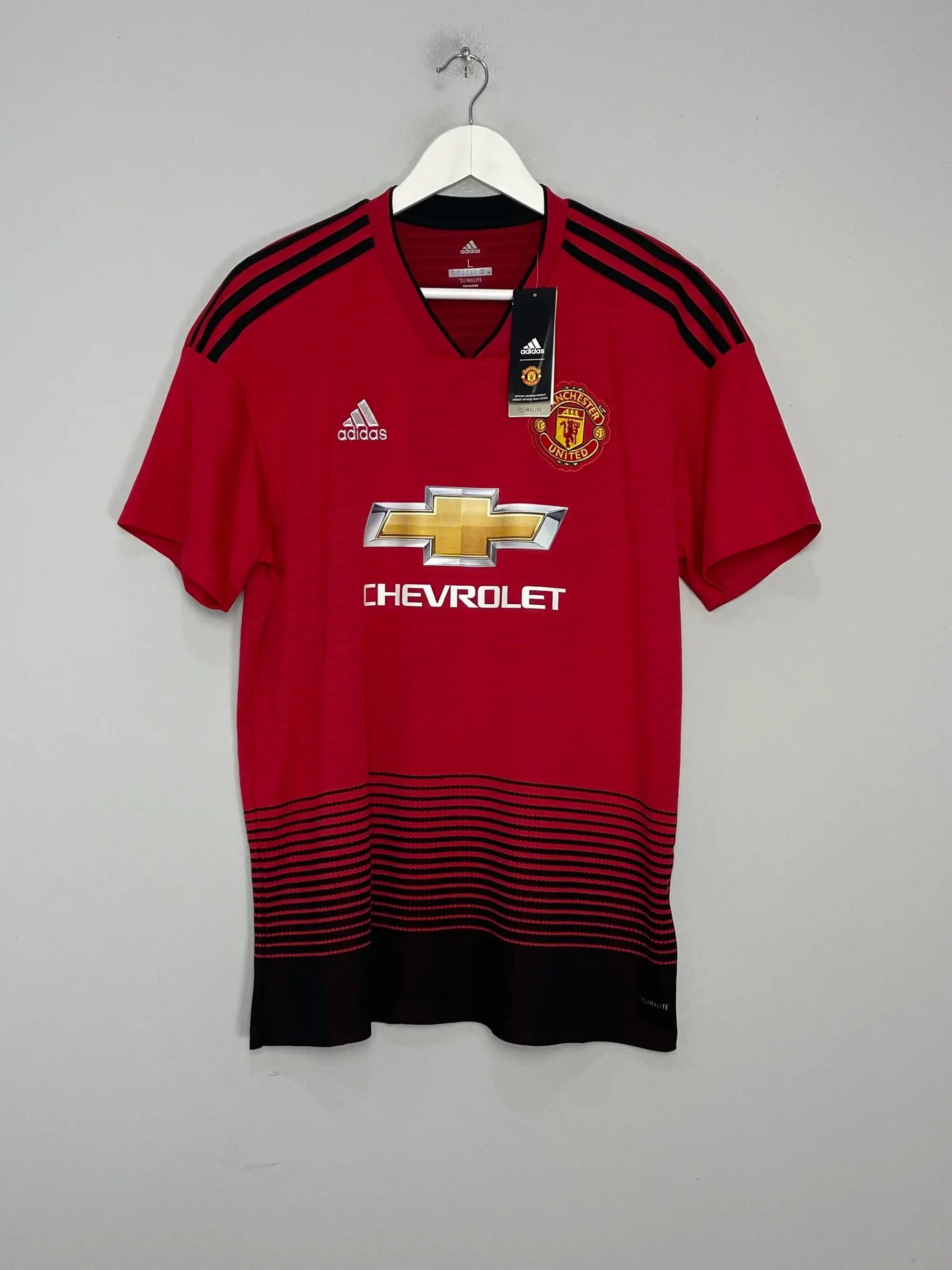 CULT KITS - 2018/19 MANCHESTER UNITED ALEXIS #7 *BNWT* HOME SHIRT (L) ADIDAS
