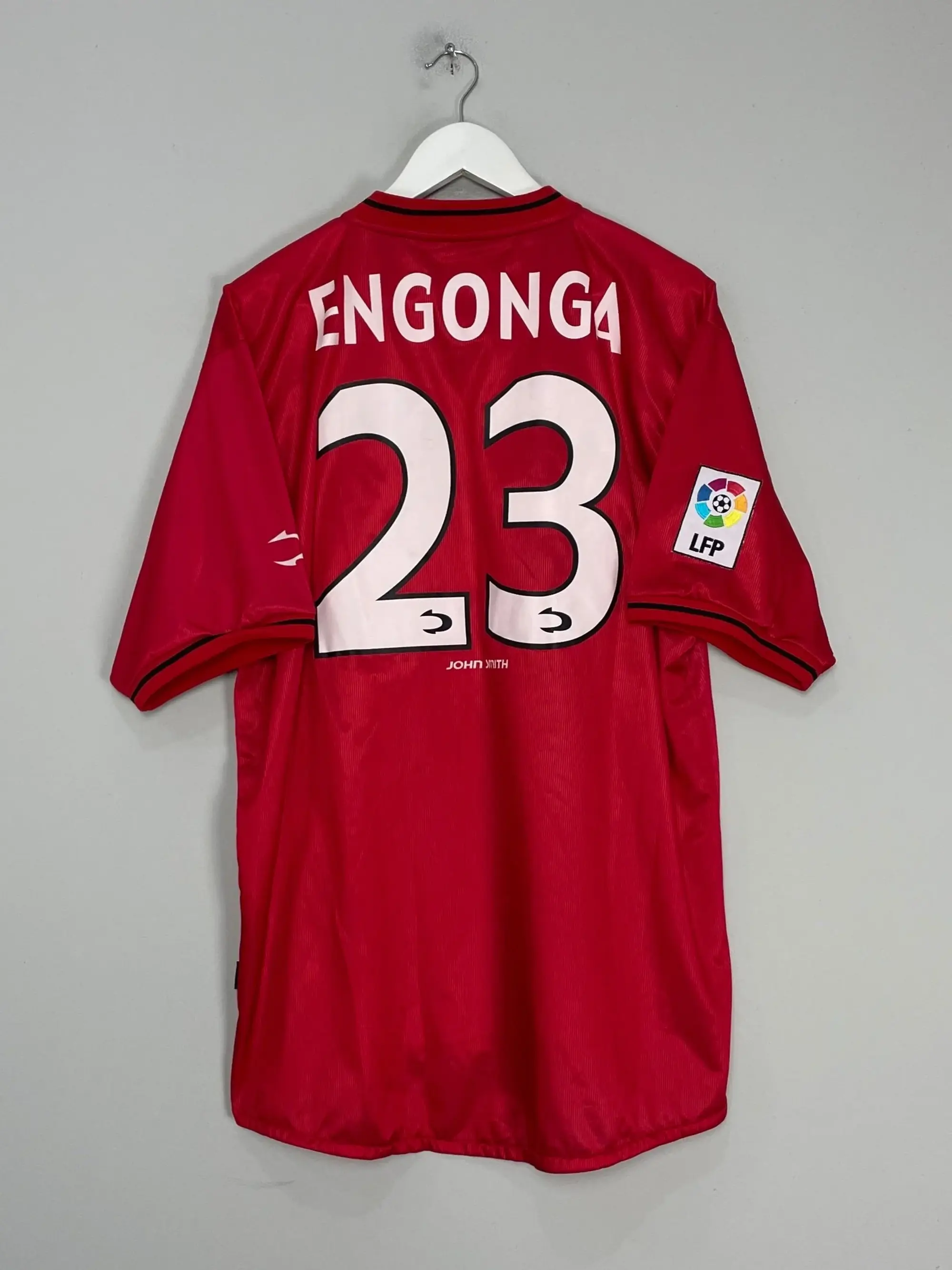 CULT KITS - 2000/01 REAL MALLORCA ENGONGA #23 *SIGNED* HOME SHIRT (XXL) JOHN SMITH