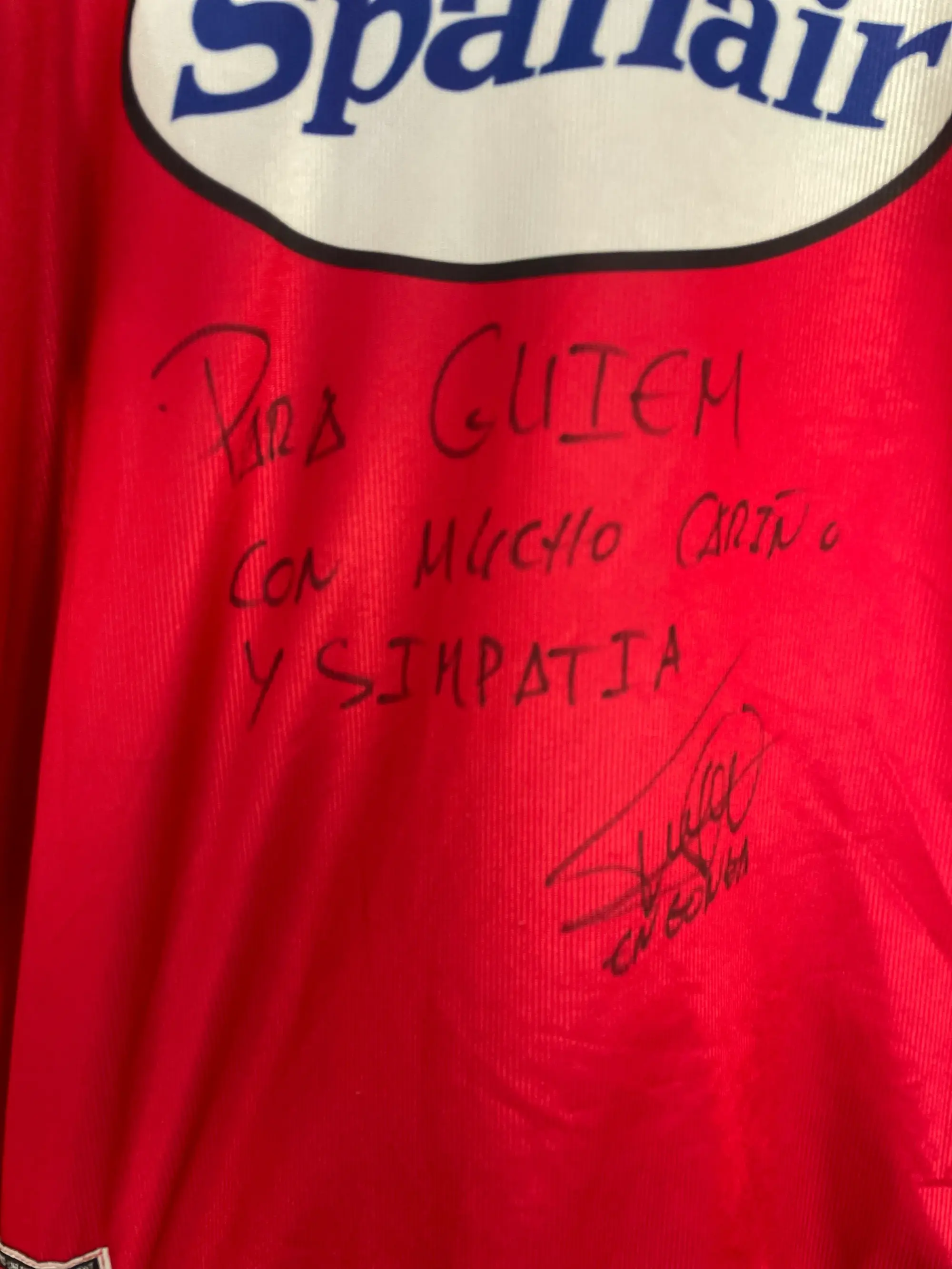 CULT KITS - 2000/01 REAL MALLORCA ENGONGA #23 *SIGNED* HOME SHIRT (XXL) JOHN SMITH