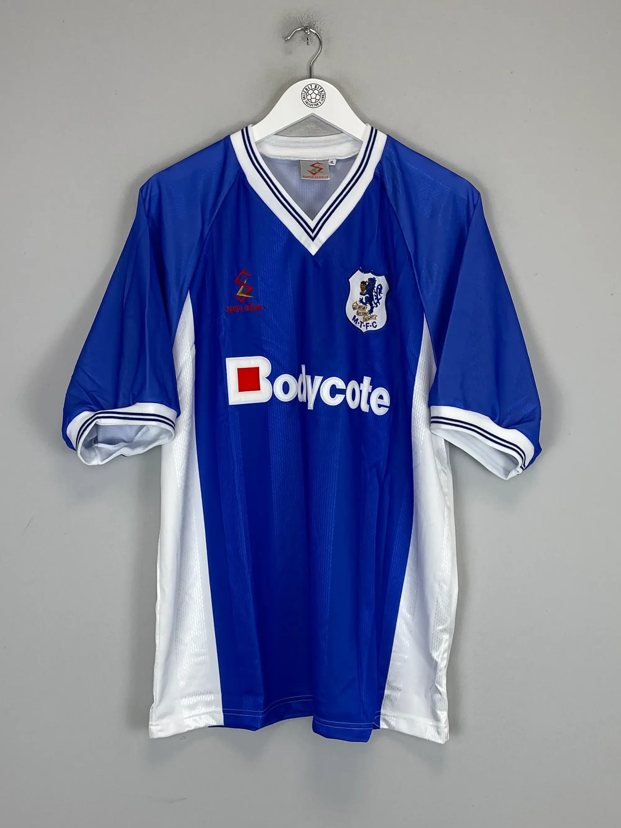 CULT KITS - 1998/99 MACCLESFIELD TOWN *MINT* HOME SHIRT (XL) SUPER LEAGUE