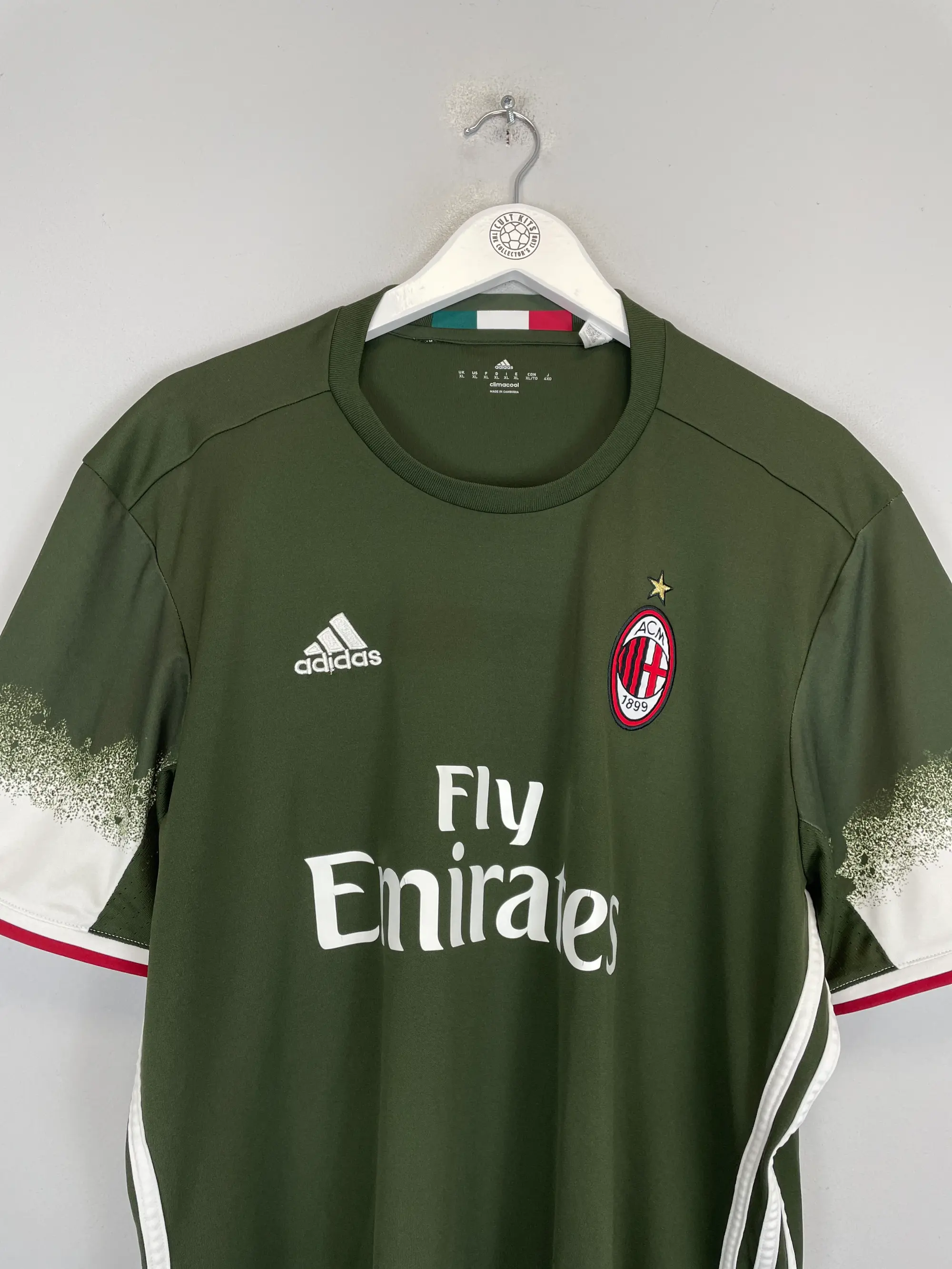 CULT KITS - 2014/15 LYON HOME SHIRT (XL) ADIDAS