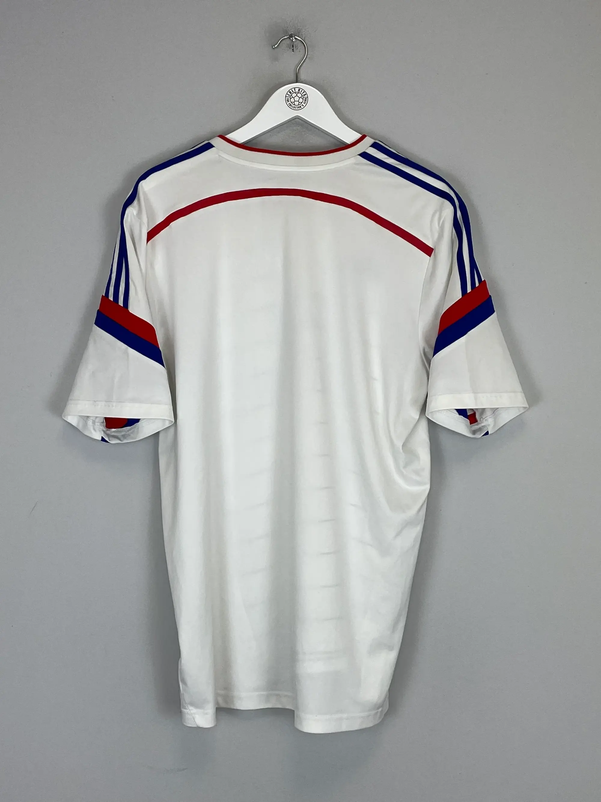CULT KITS - 2014/15 LYON HOME SHIRT (XL) ADIDAS