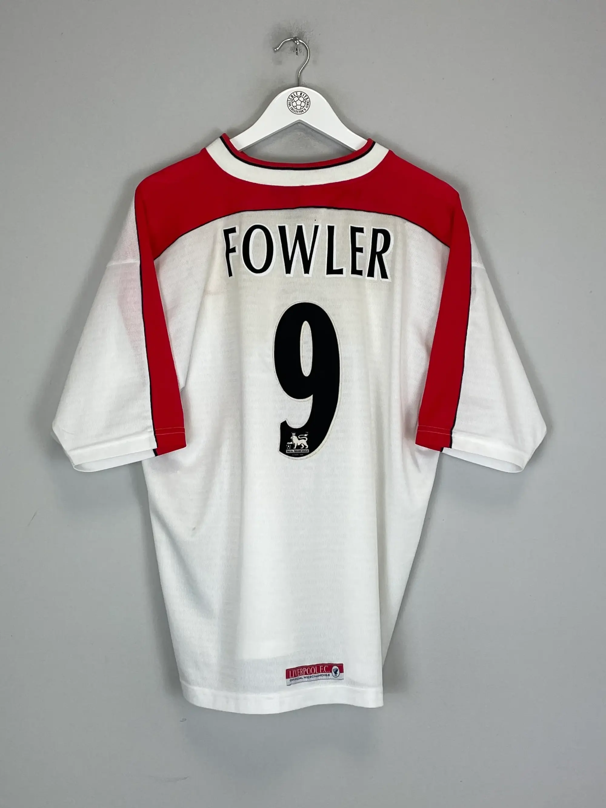 CULT KITS - 1998/00 LIVERPOOL FOWLER #9 AWAY SHIRT (L) REEBOK
