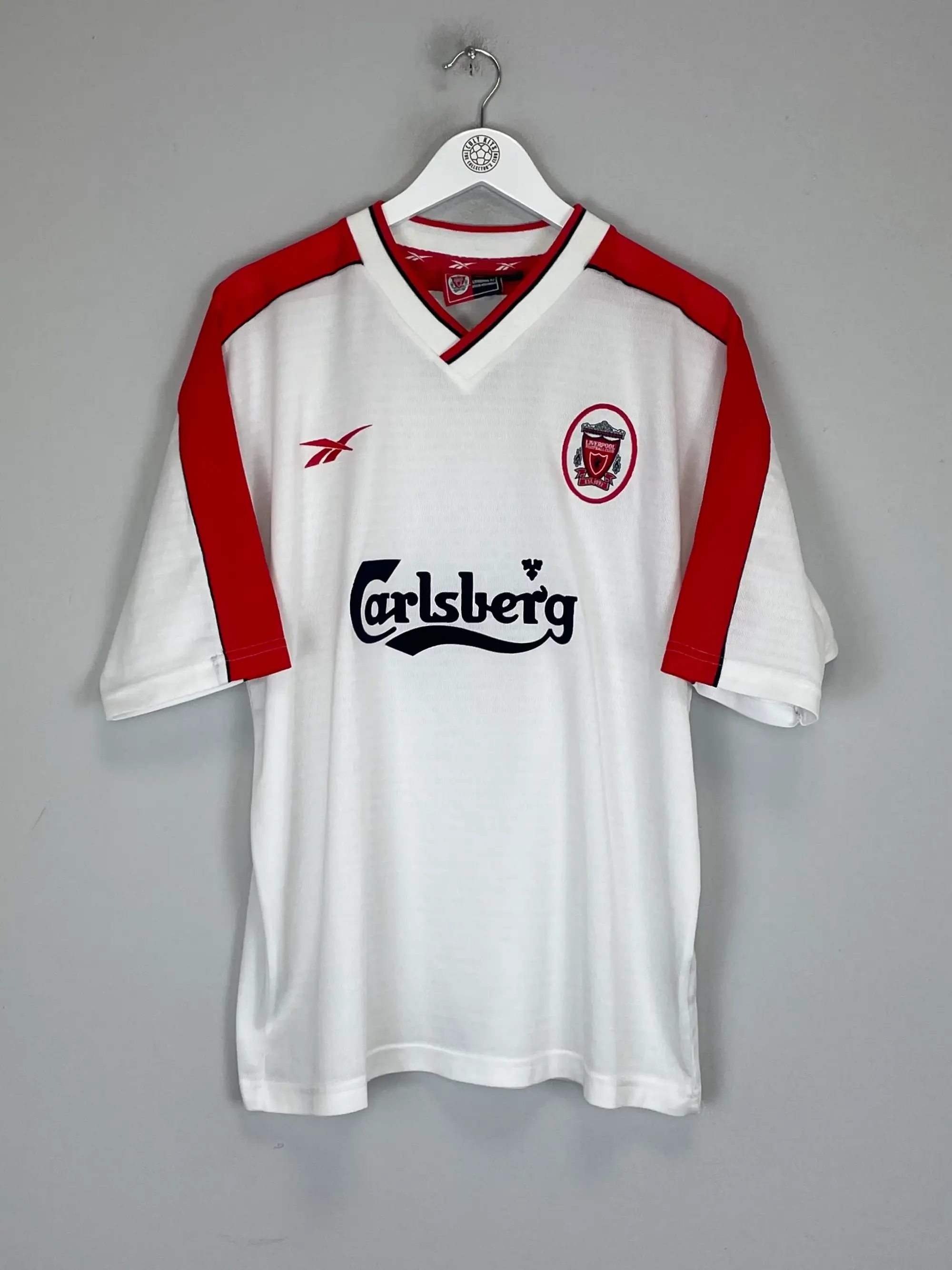 CULT KITS - 1998/00 LIVERPOOL FOWLER #9 AWAY SHIRT (L) REEBOK