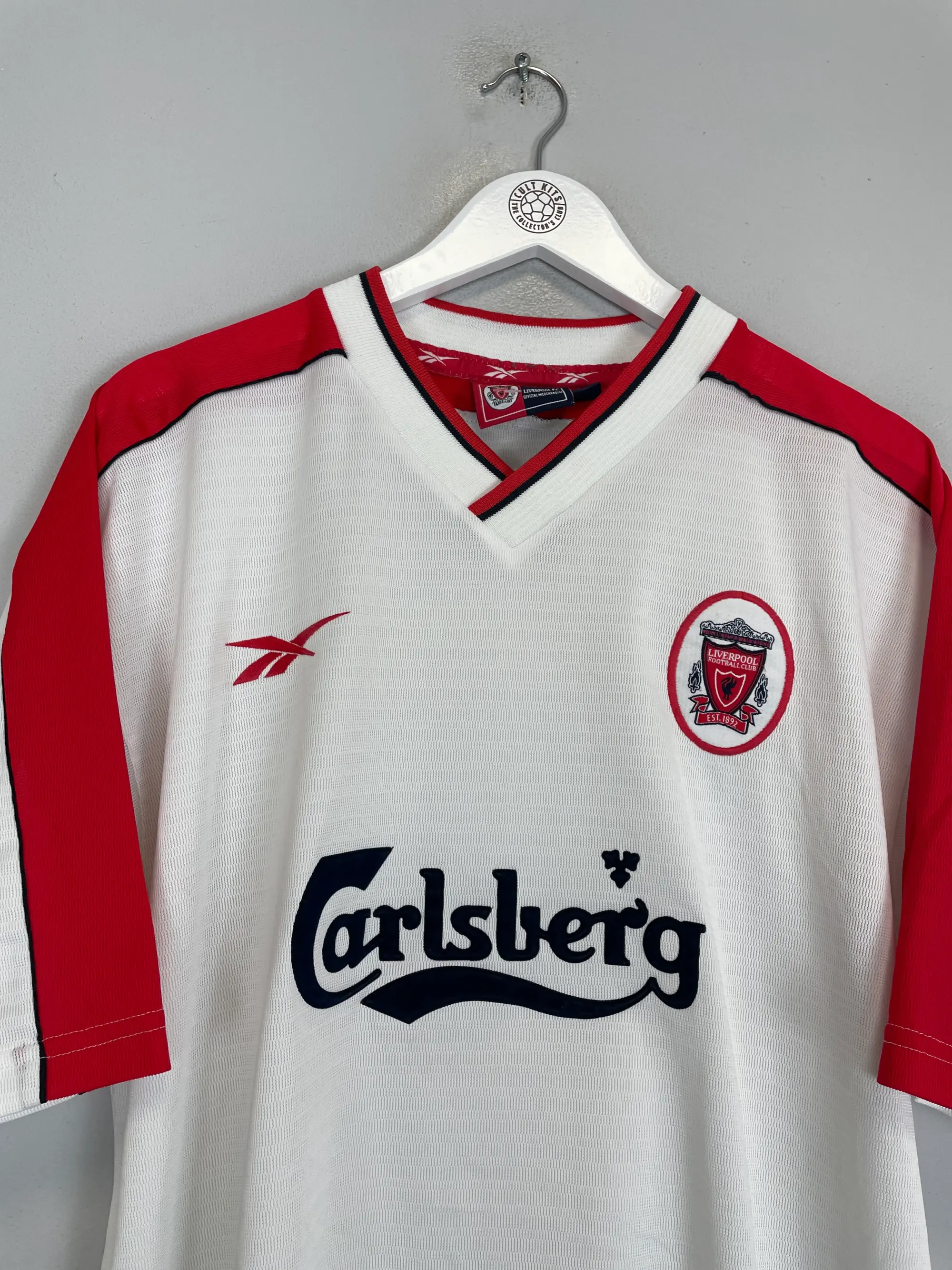 CULT KITS - 1998/00 LIVERPOOL FOWLER #9 AWAY SHIRT (L) REEBOK