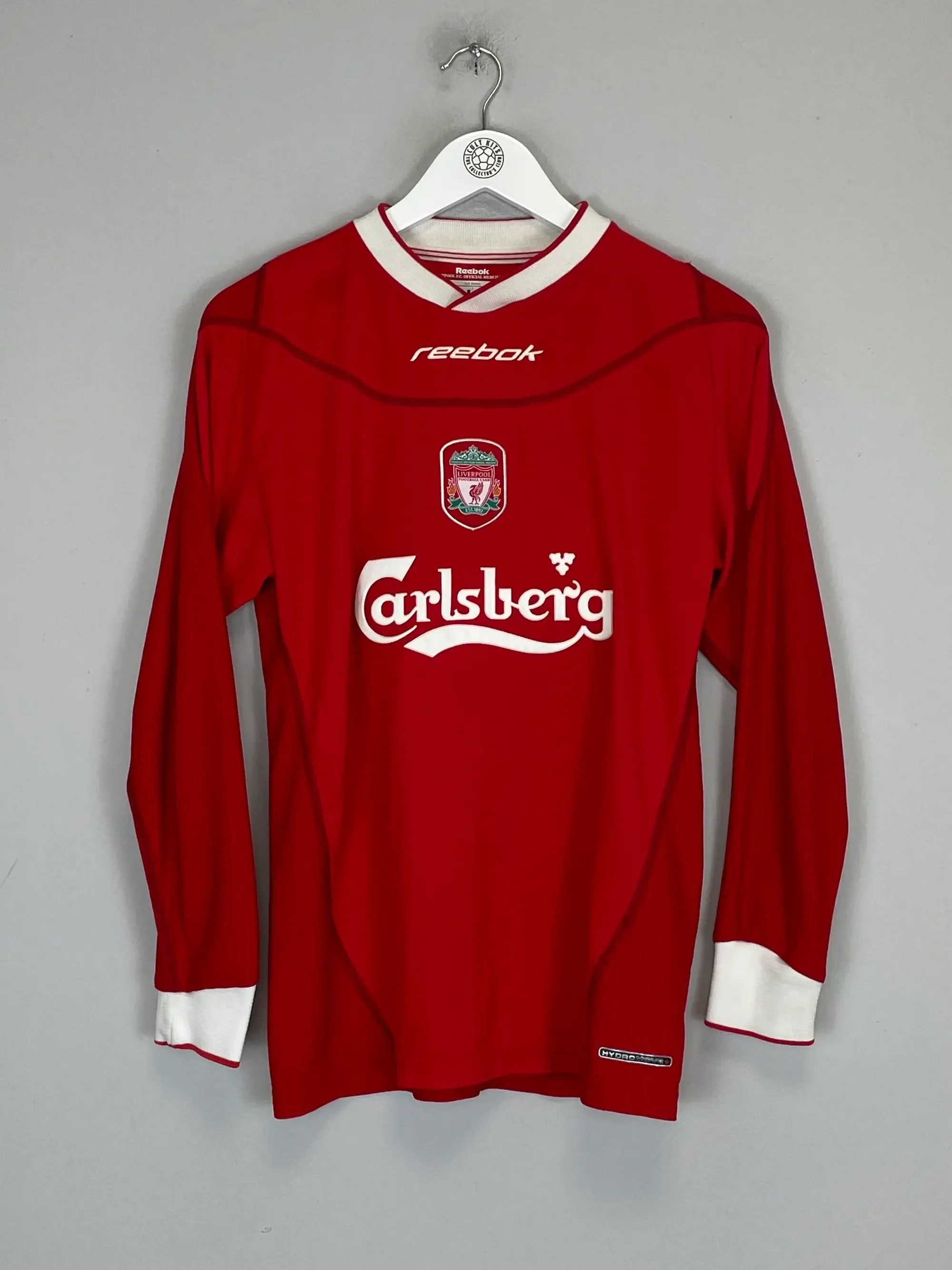 CULT KITS - 2002/04 LIVERPOOL OWEN #10 L/S HOME SHIRT (XS) REEBOK
