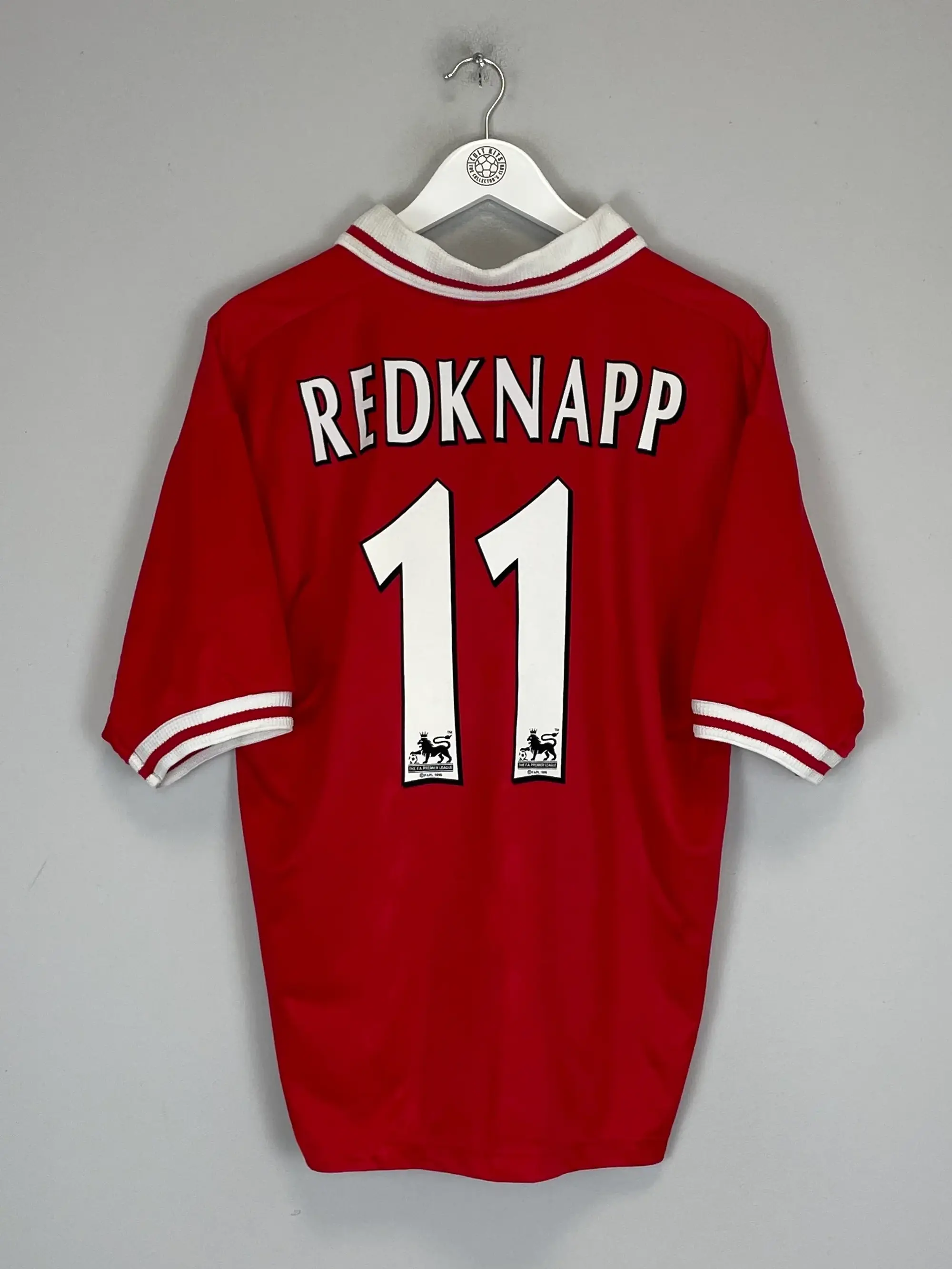 CULT KITS - 1996/98 LIVERPOOL REDKNAPP #11 HOME SHIRT (L) REEBOK