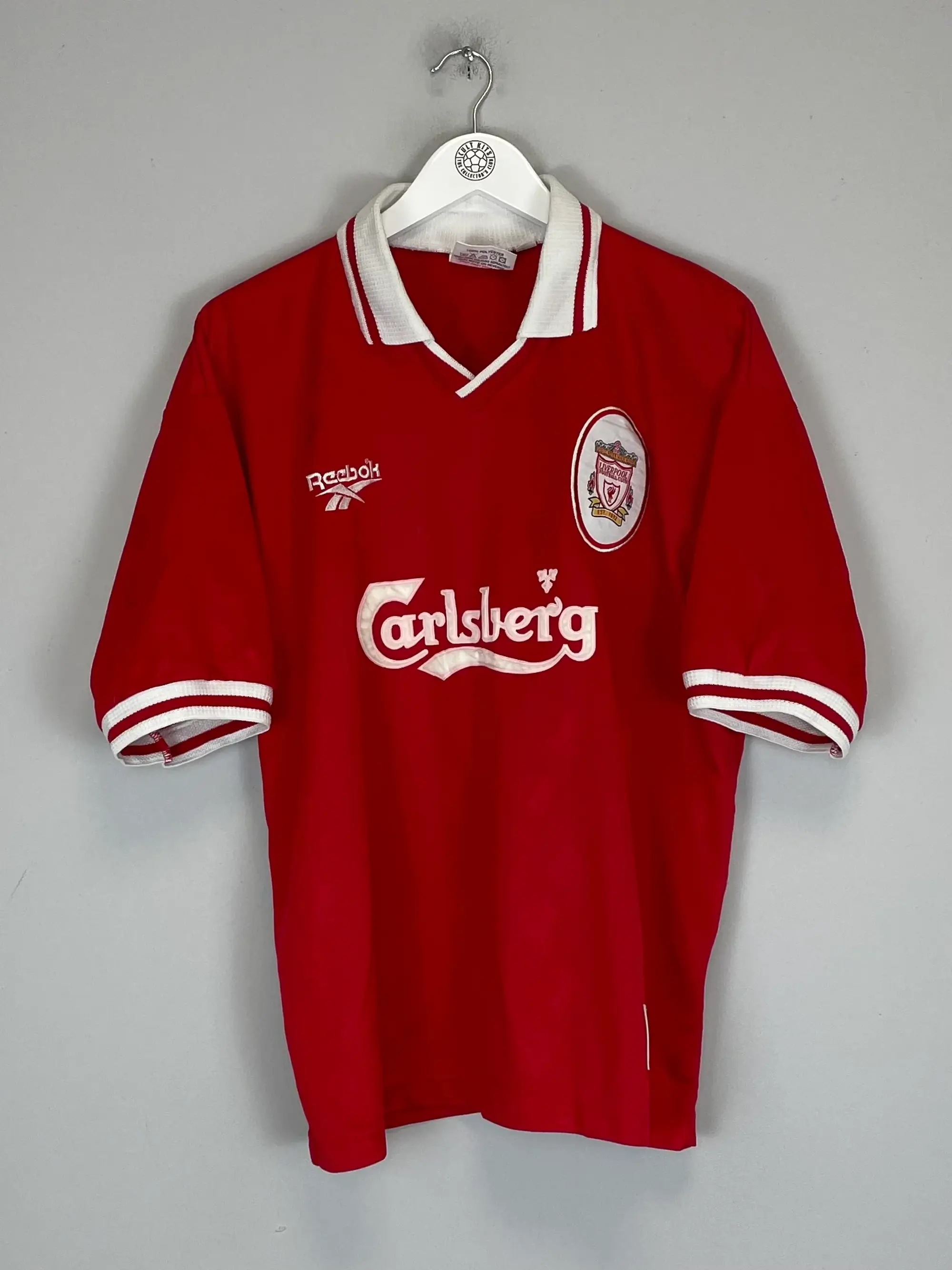 CULT KITS - 1996/98 LIVERPOOL REDKNAPP #11 HOME SHIRT (L) REEBOK