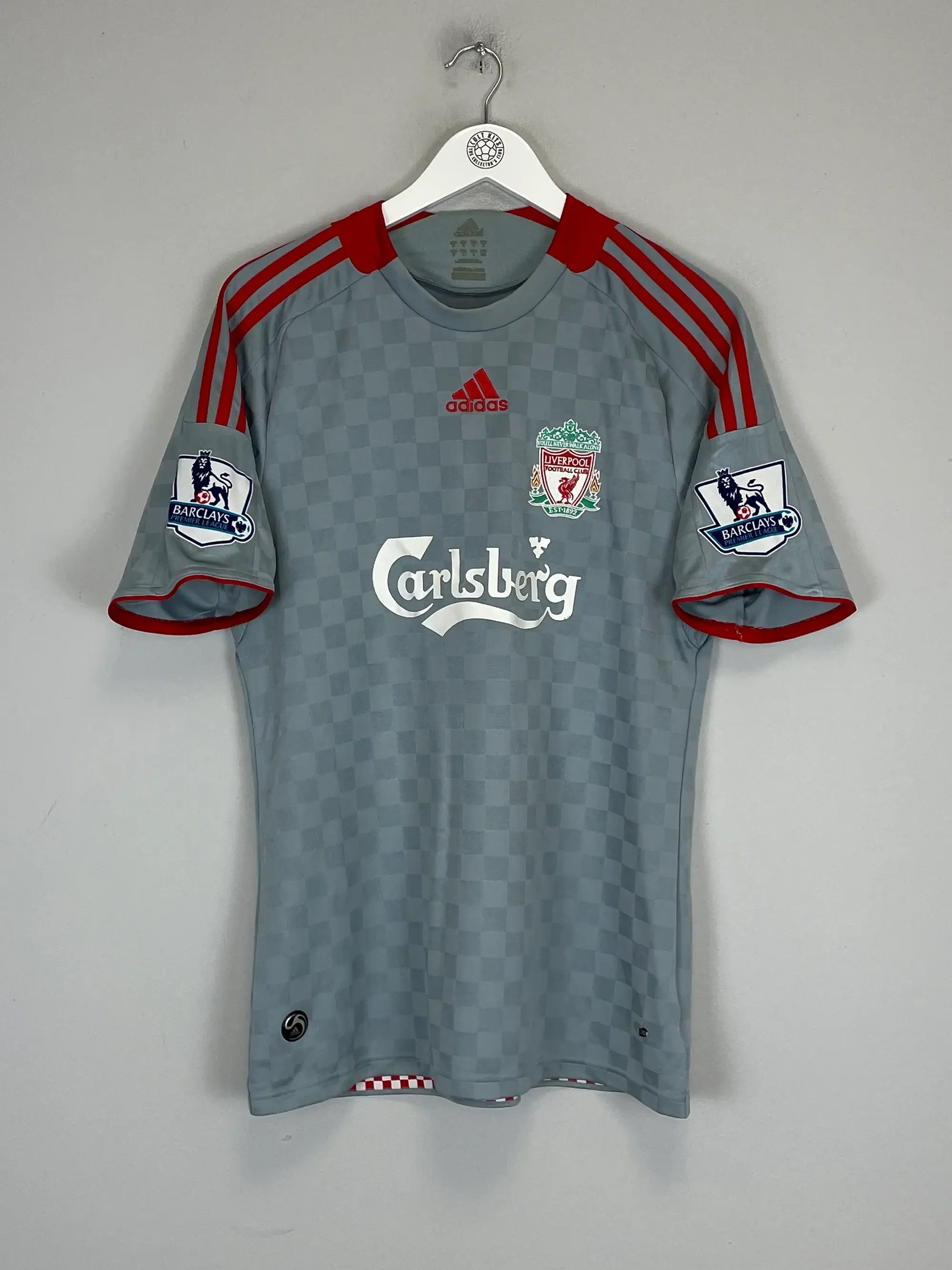 CULT KITS - 2008/09 LIVERPOOL F.AURELIO #12 AWAY SHIRT (M) ADIDAS