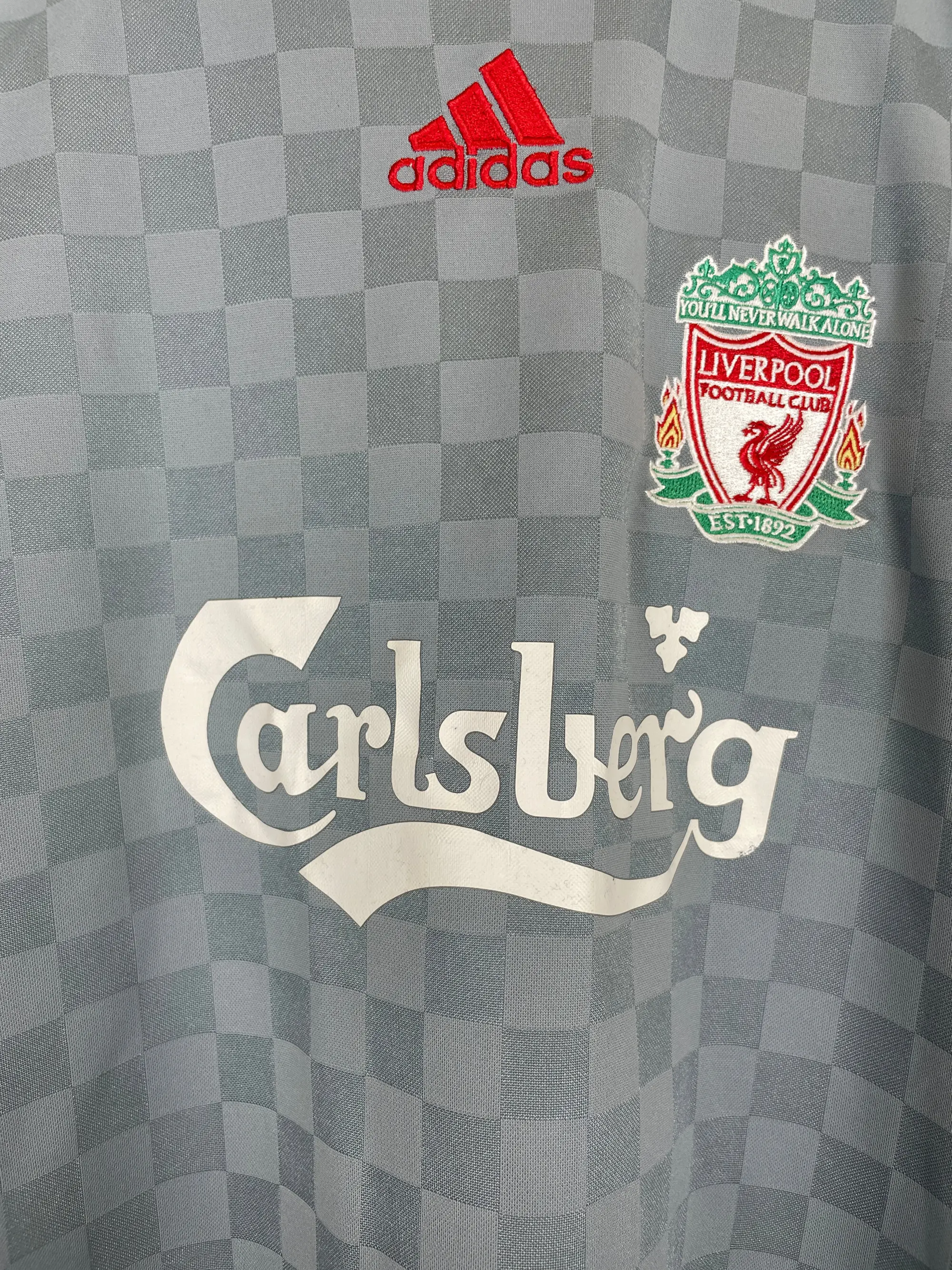 CULT KITS - 2008/09 LIVERPOOL F.AURELIO #12 AWAY SHIRT (M) ADIDAS