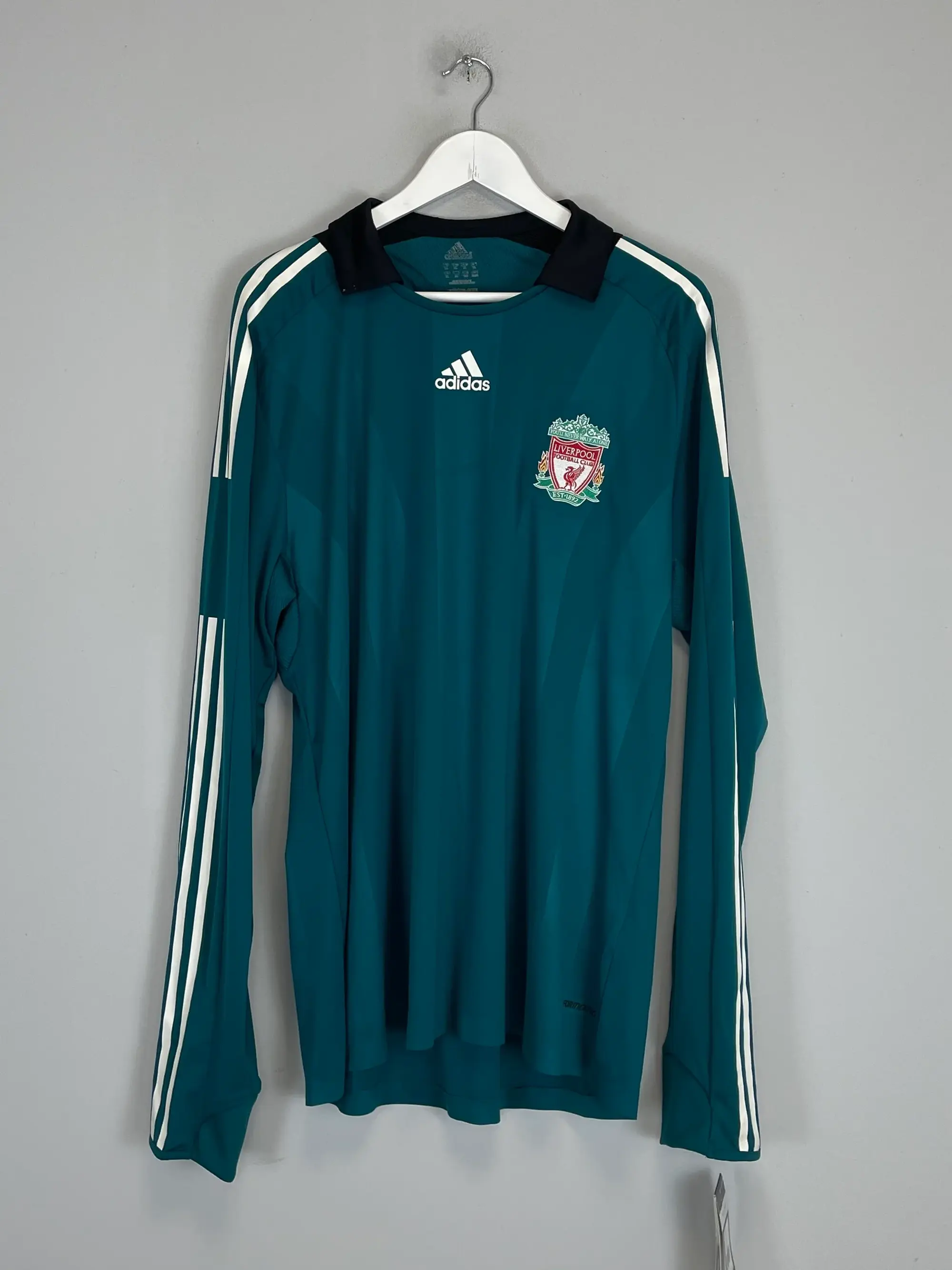 CULT KITS - 2008/09 LIVERPOOL GERRARD #8 *PLAYER ISSUE* BNWT L/S THIRD SHIRT (XL) ADIDAS