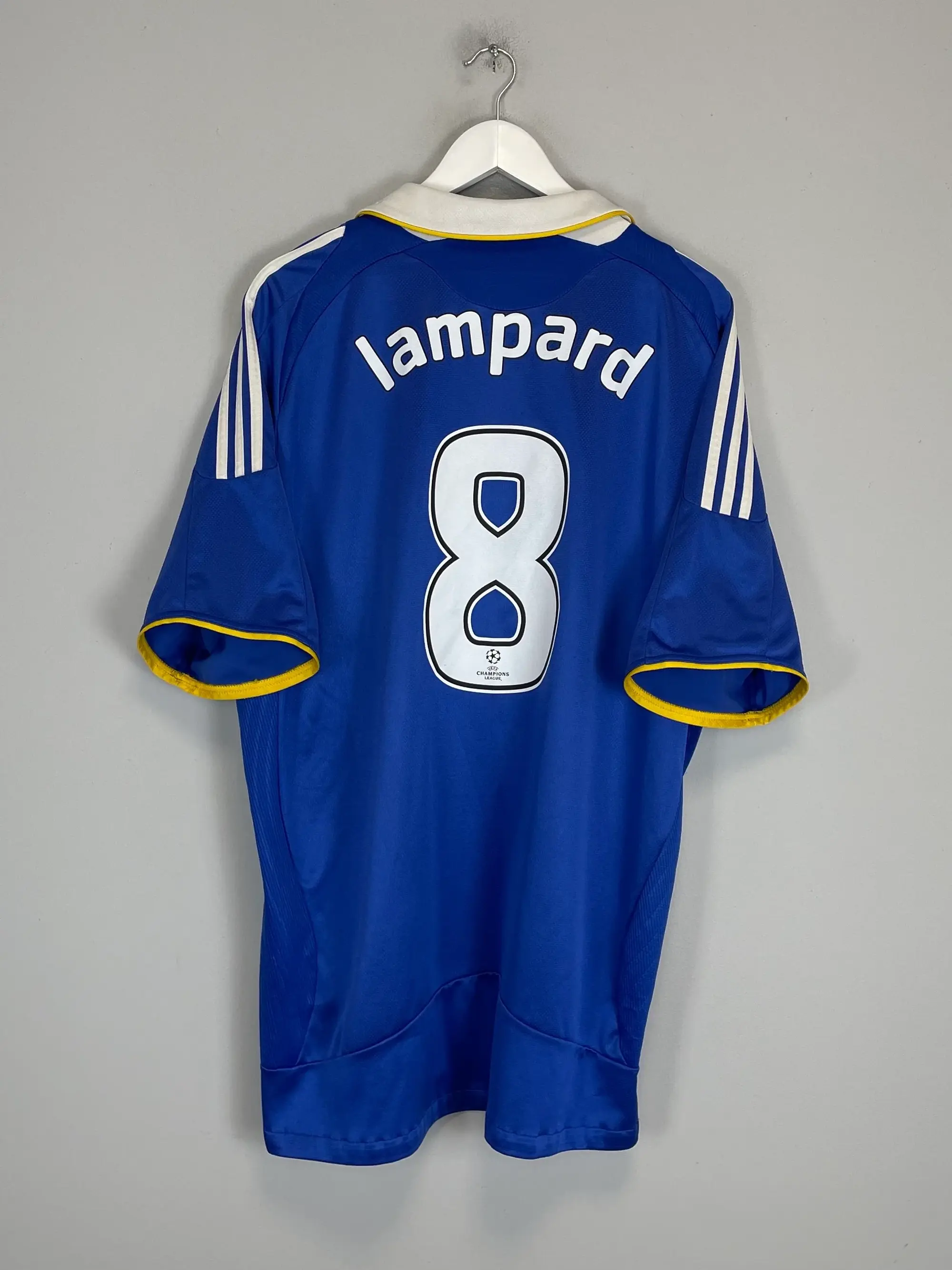 CULT KITS - 2008/09 LIVERPOOL GERRARD #8 *PLAYER ISSUE* BNWT L/S THIRD SHIRT (XL) ADIDAS