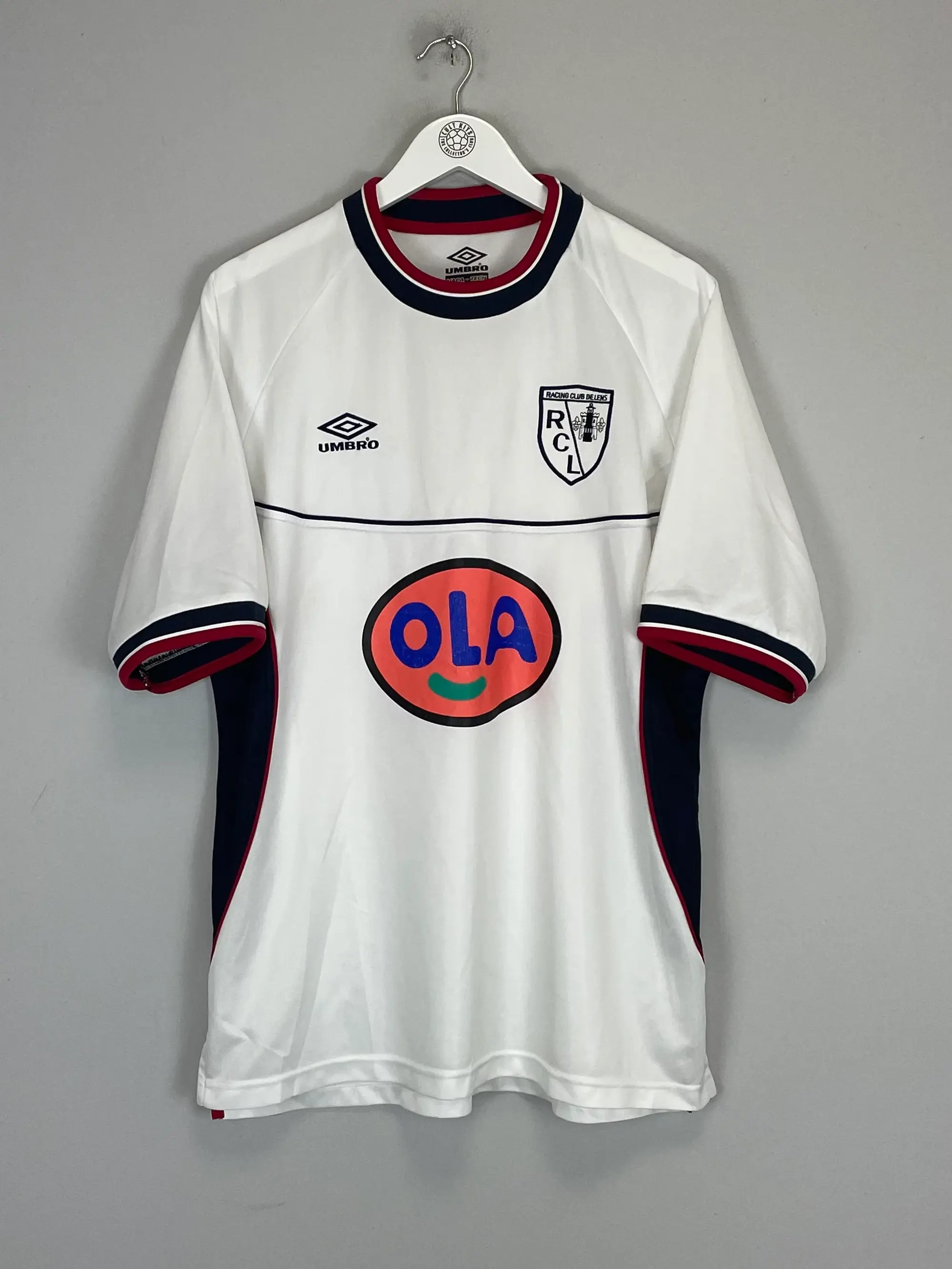 CULT KITS - 1999/00 RC LENS AWAY SHIRT (XL) UMBRO