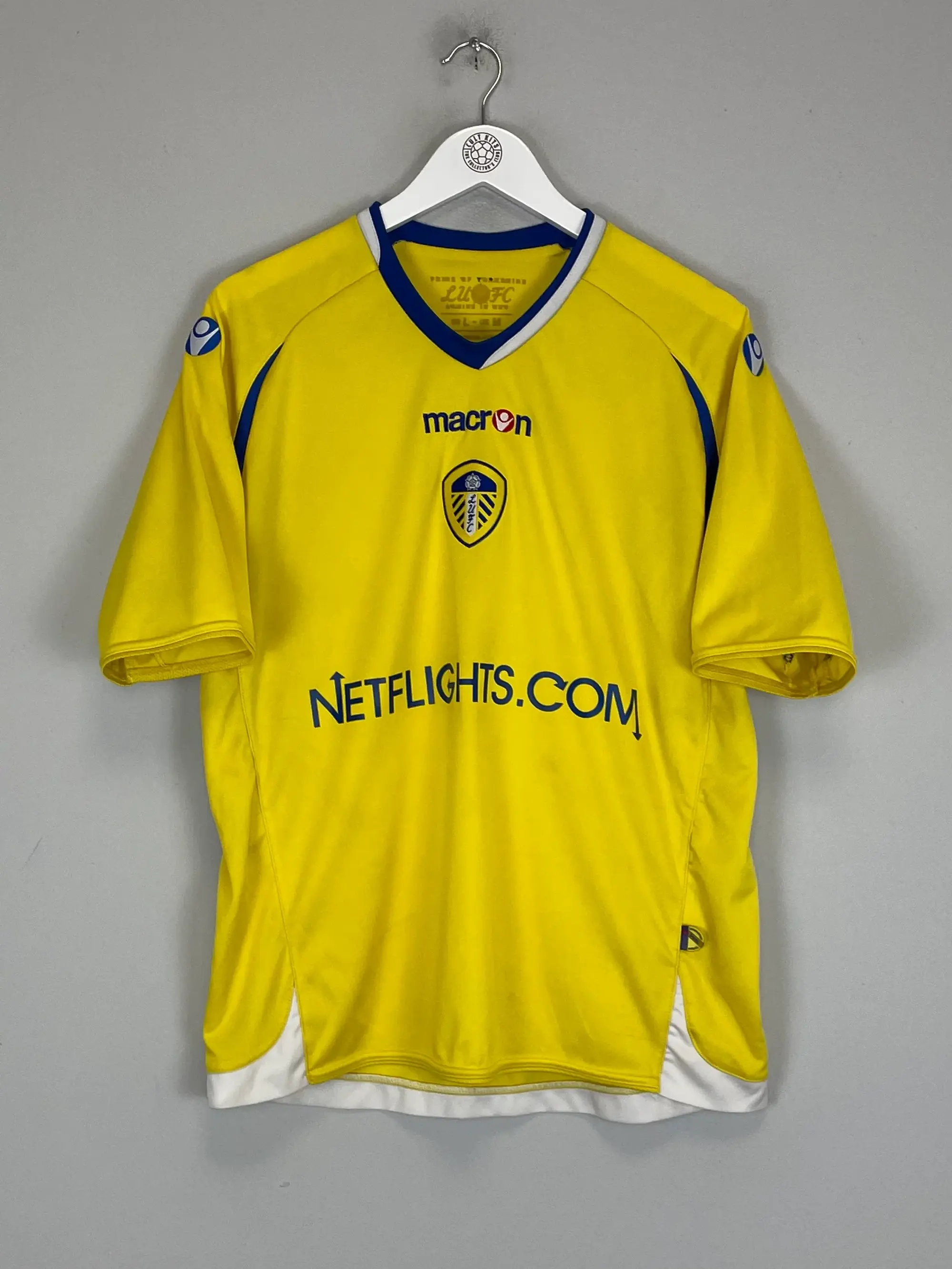 CULT KITS - 2008/09 LEEDS UNITED TRUNDLE #35 THIRD SHIRT (M) MACRON