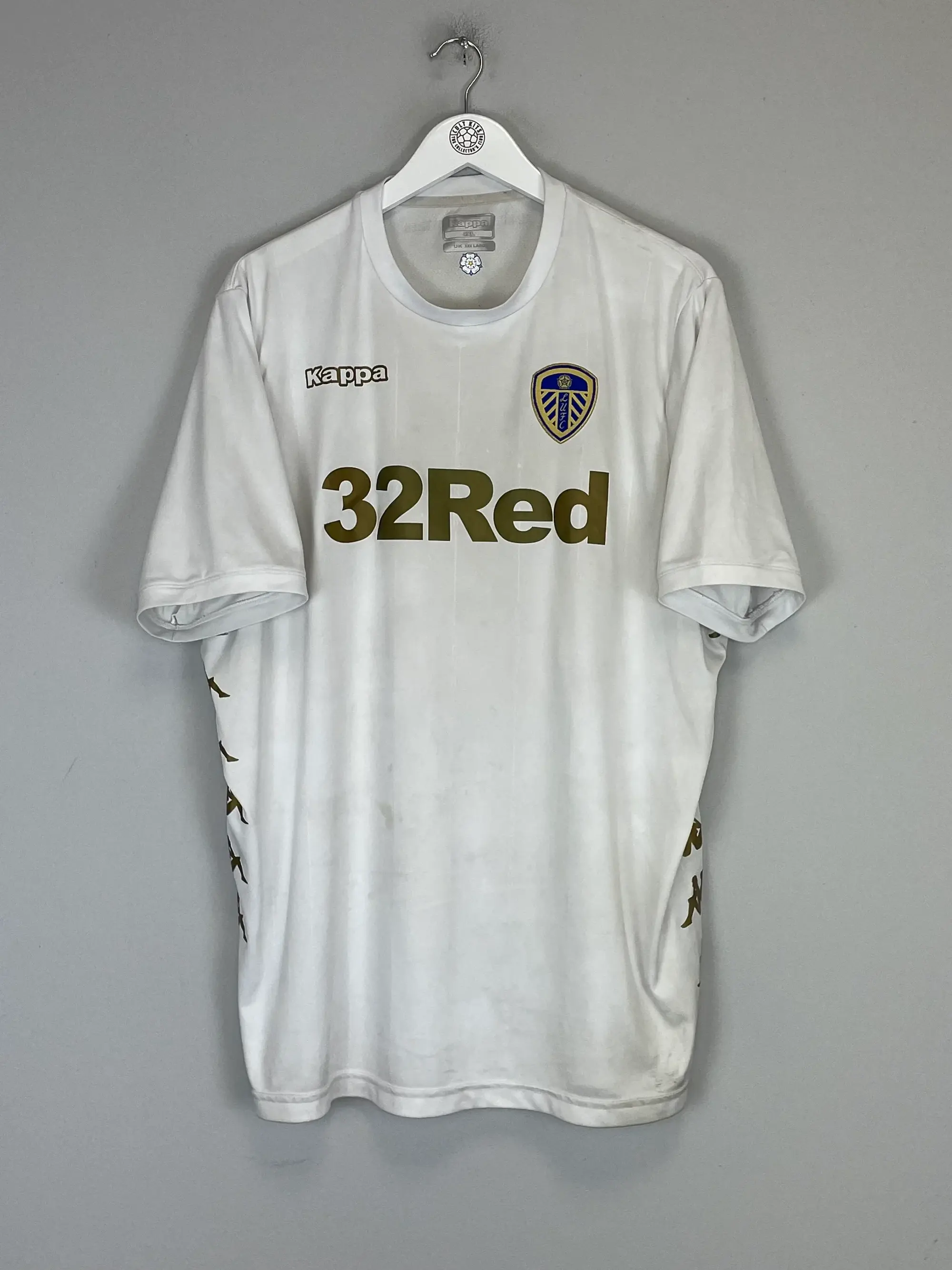 2017/18 LEEDS UNITED HOME SHIRT (XXXL) KAPPA | Cult Kits