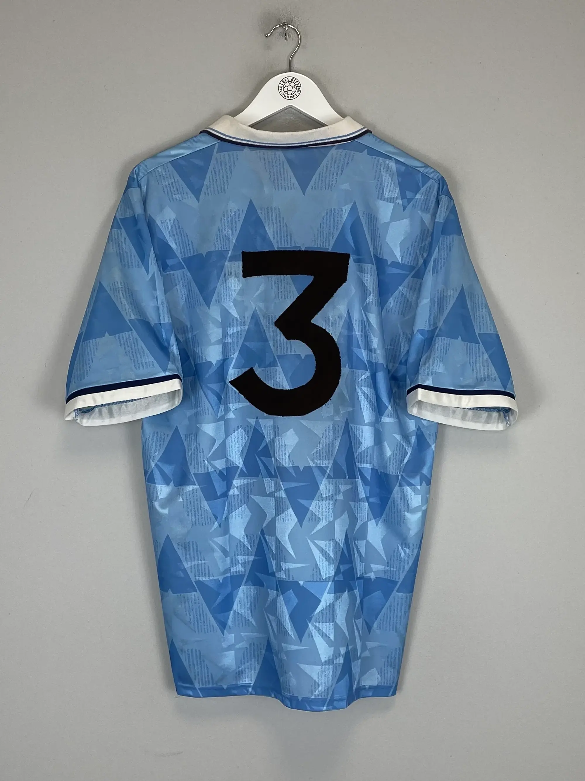 CULT KITS - 1989/91 LAZIO #3 HOME SHIRT (L) UMBRO