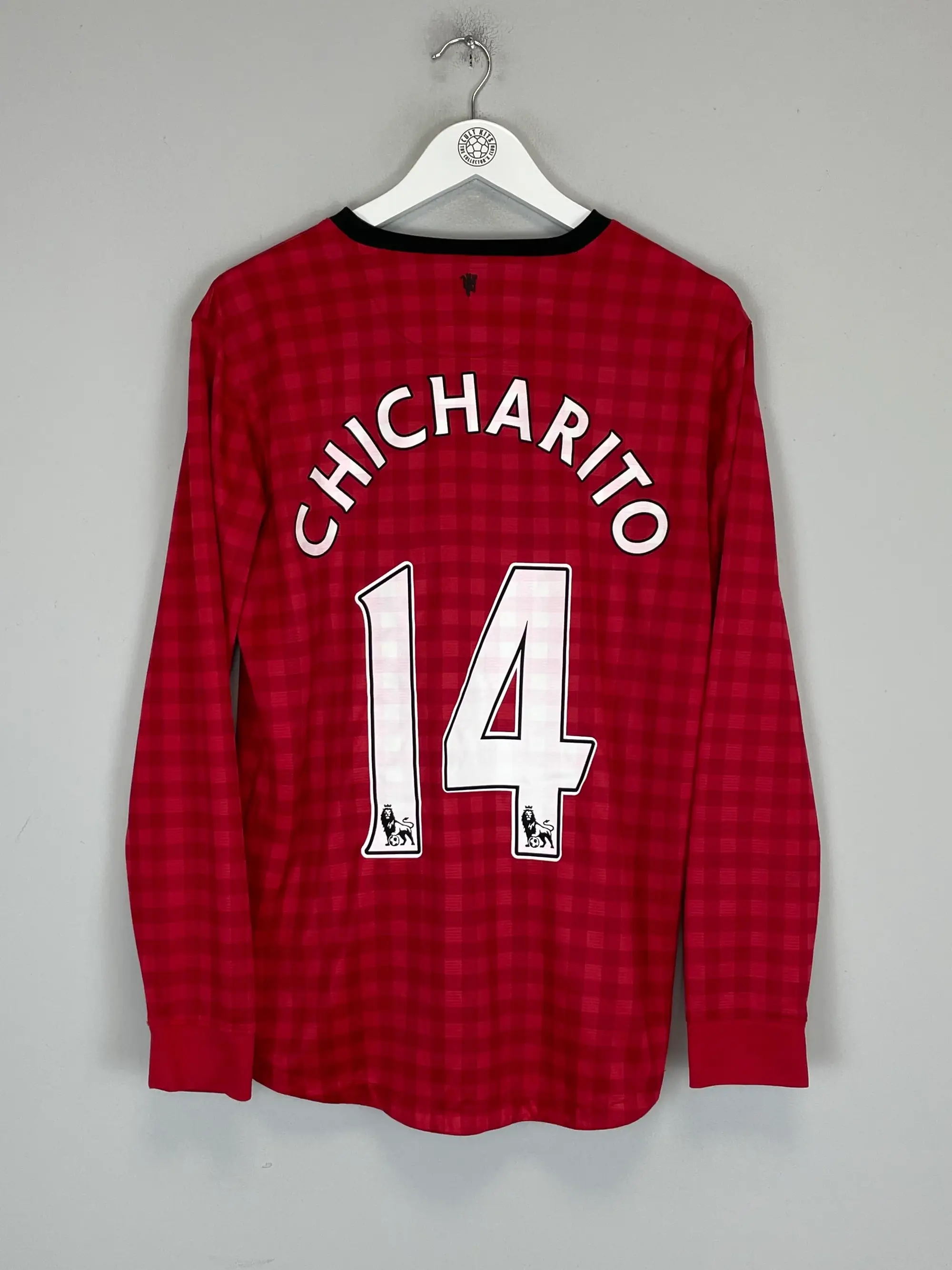 2012/13 MANCHESTER UNITED CHICHARITO #14 L/S HOME SHIRT (L) NIKE | Cult Kits