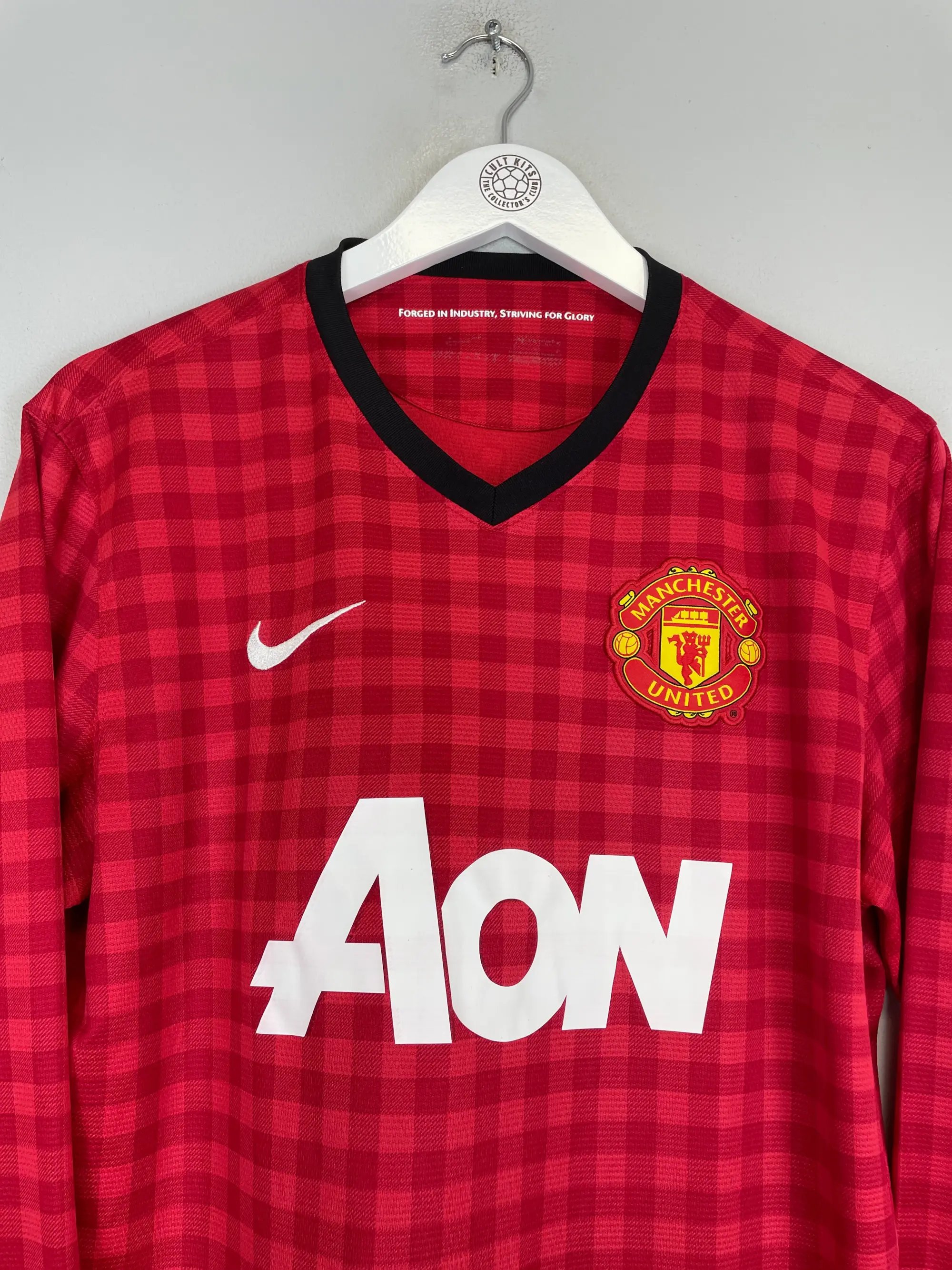 2012/13 MANCHESTER UNITED CHICHARITO #14 L/S HOME SHIRT (L) NIKE | Cult Kits