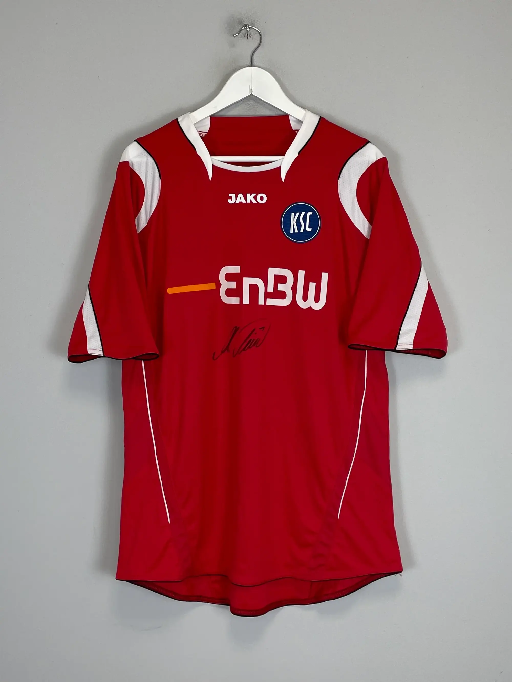CULT KITS - 2005/07 KARLSRUHER *SIGNED* AWAY SHIRT (XL) JAKO