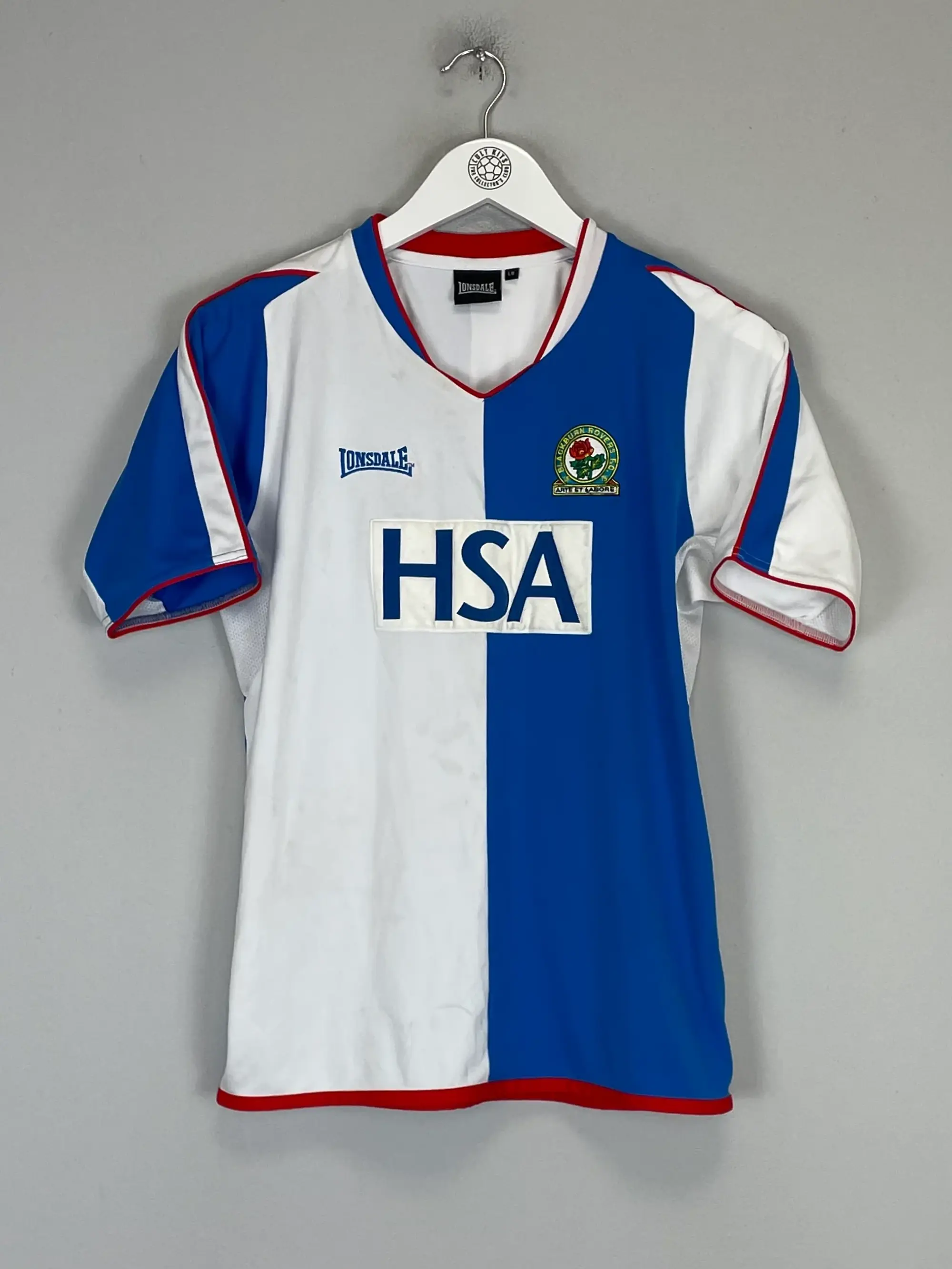 2004/05 BLACKBURN ROVERS HOME SHIRT (L.KIDS) LONSDALE | Cult Kits