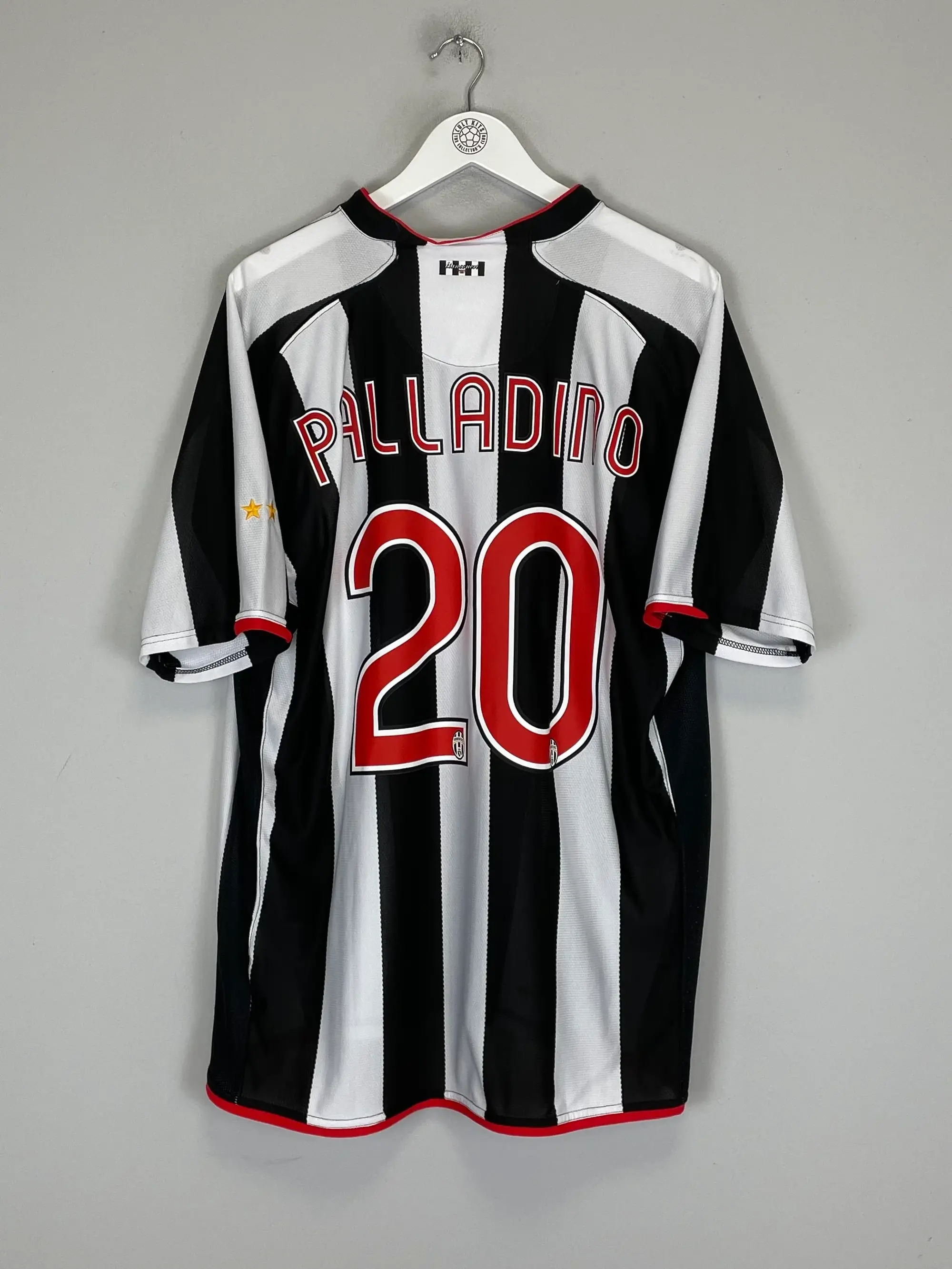 CULT KITS - 2007/08 JUVENTUS PALLADINO #20 HOME SHIRT (XXL) NIKE