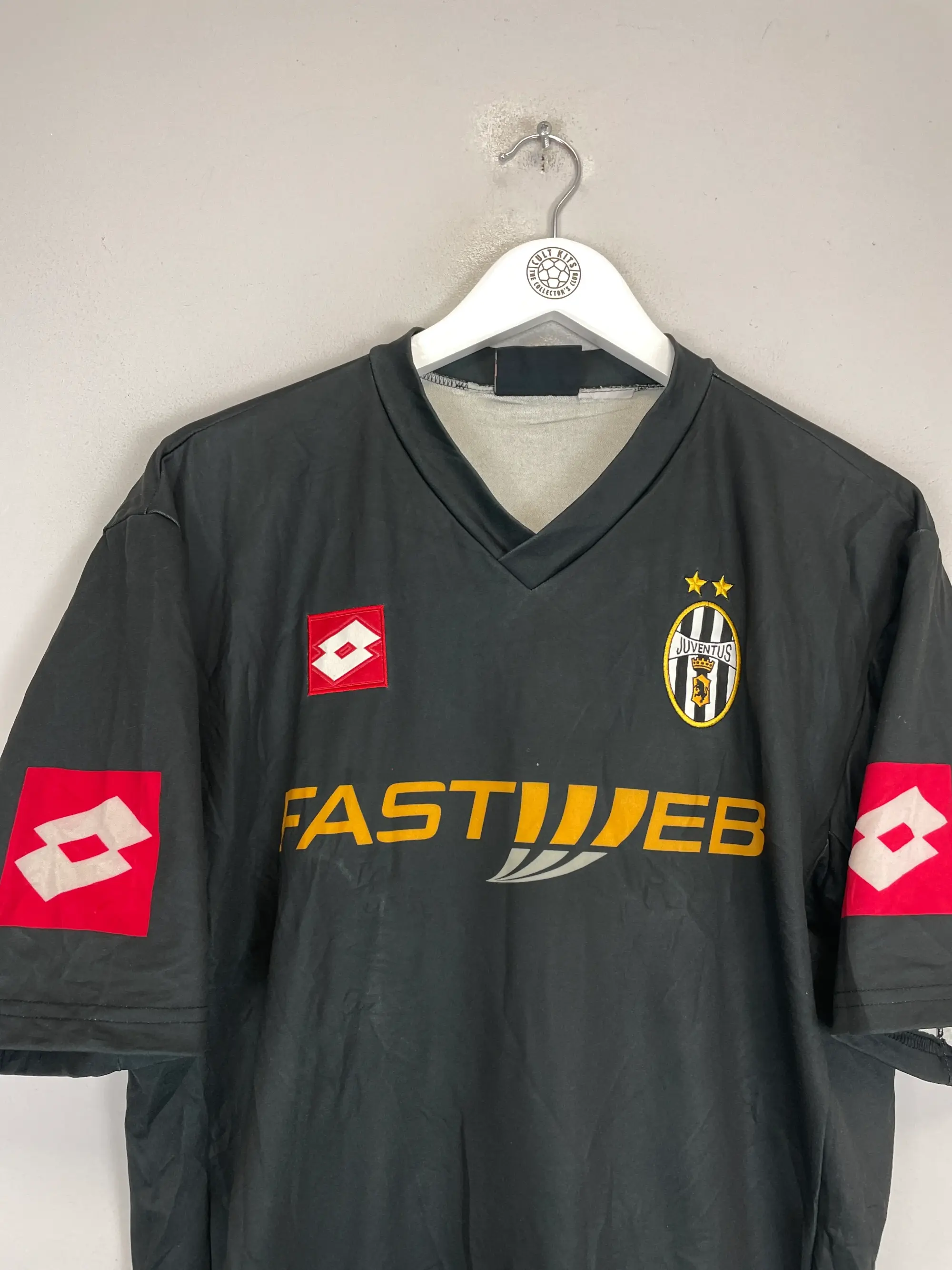 CULT KITS - 2001/02 JUVENTUS DEL PIERO #10 AWAY SHIRT (XL) LOTTO