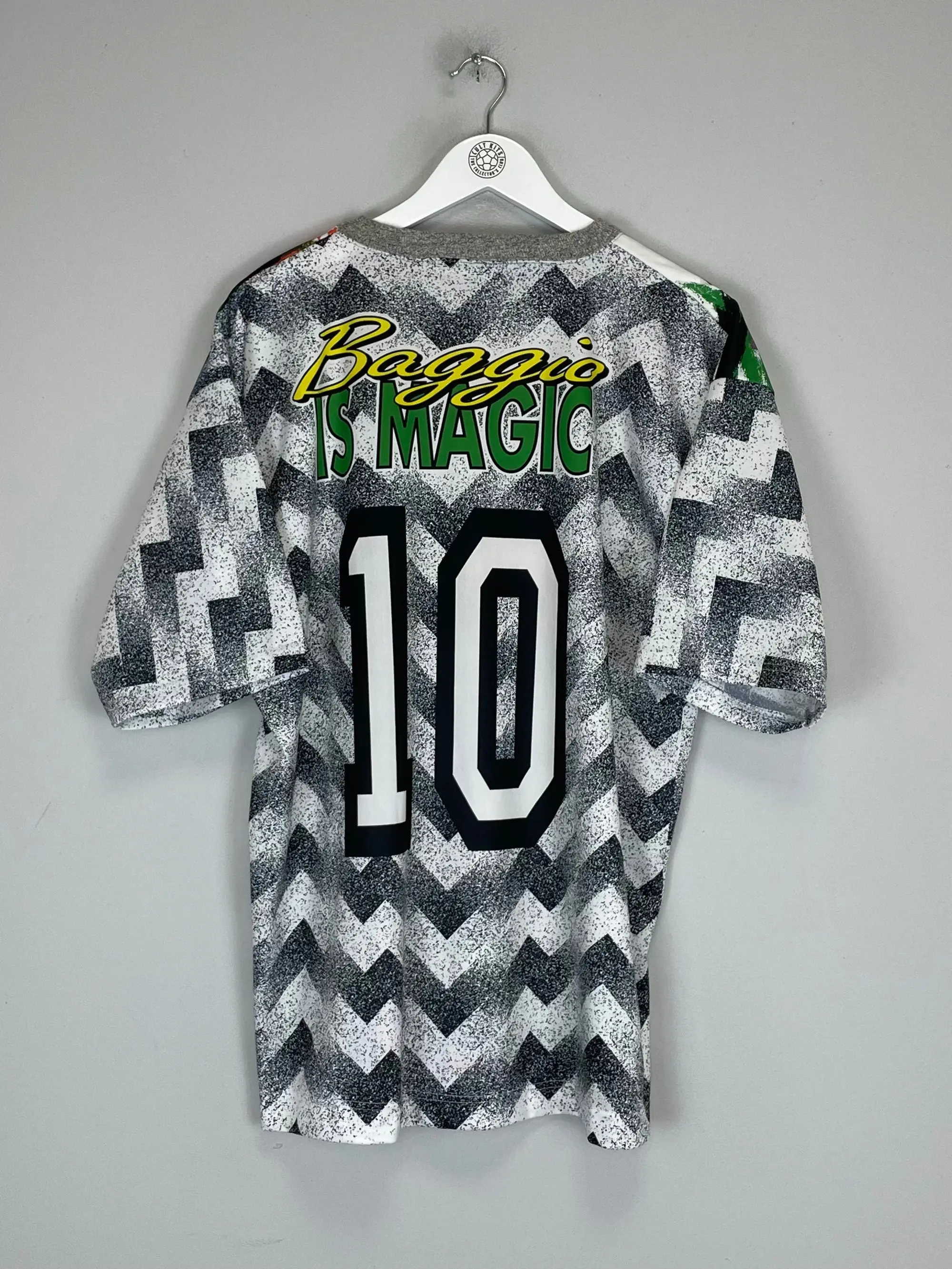 CULT KITS - 1990'S JUVENTUS BAGGIO BOOTLEG TEE (M) OM