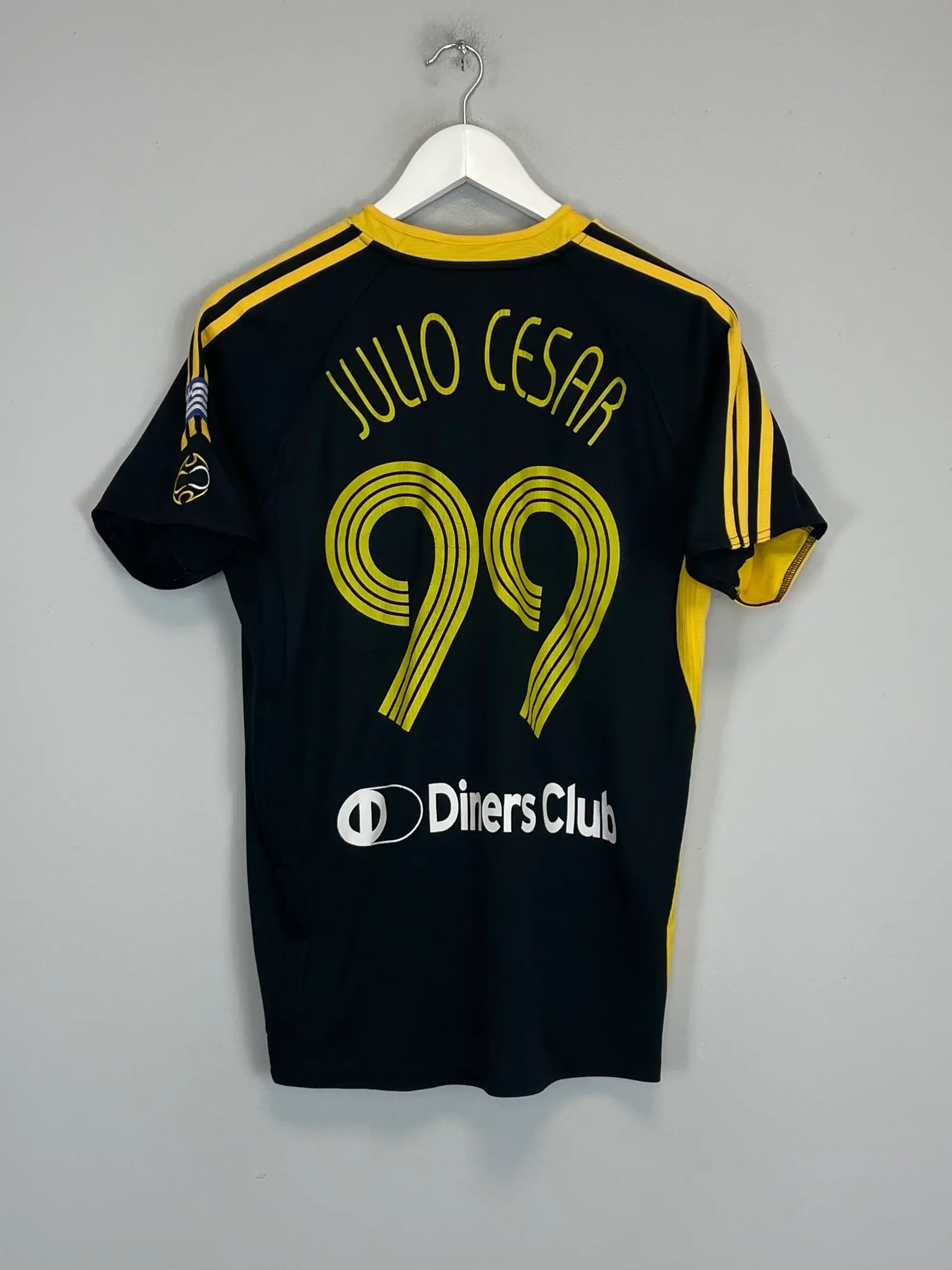 CULT KITS - 2006/07 AEK ATHENS JULIO CESAR #99 AWAY SHIRT (S) ADIDAS