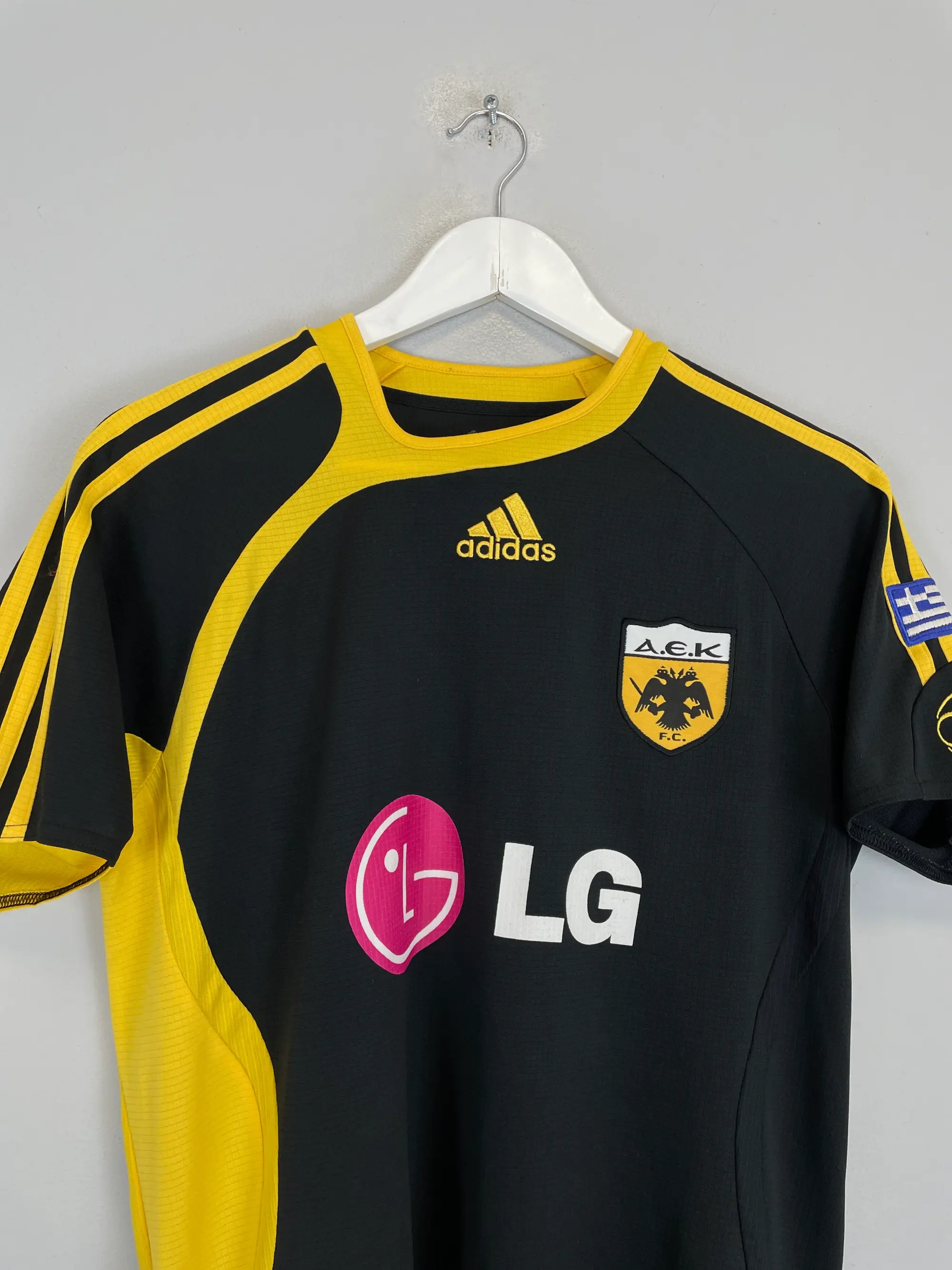 CULT KITS - 2006/07 AEK ATHENS JULIO CESAR #99 AWAY SHIRT (S) ADIDAS