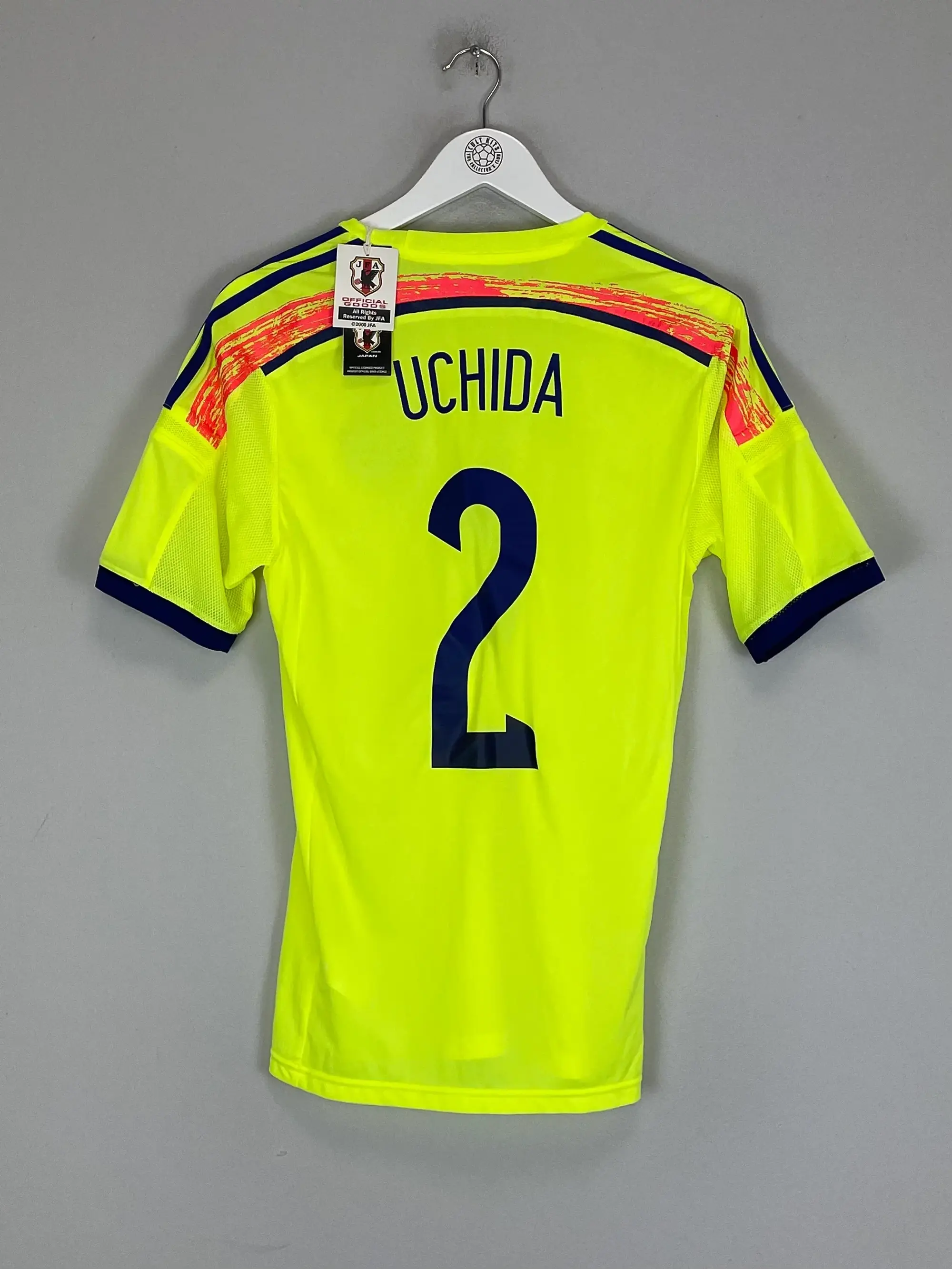 CULT KITS - 2014/15 JAPAN UCHIDA #6 *PLAYER ISSUE* BNWT AWAY SHIRT (M) ADIDAS