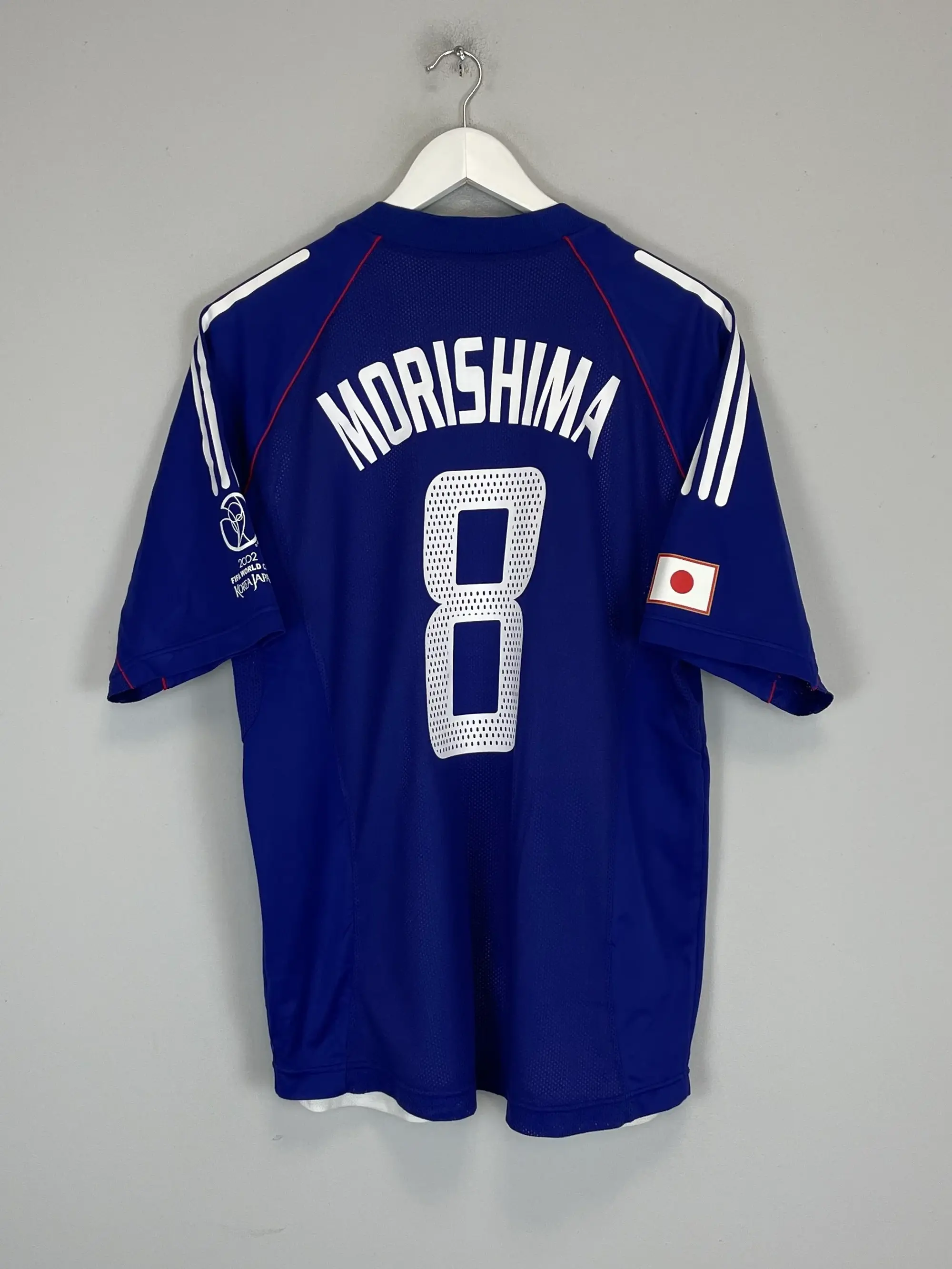 CULT KITS - 2002/03 JAPAN MOROSHIMA #8 *PLAYER ISSUE* HOME SHIRT (L) ADIDAS