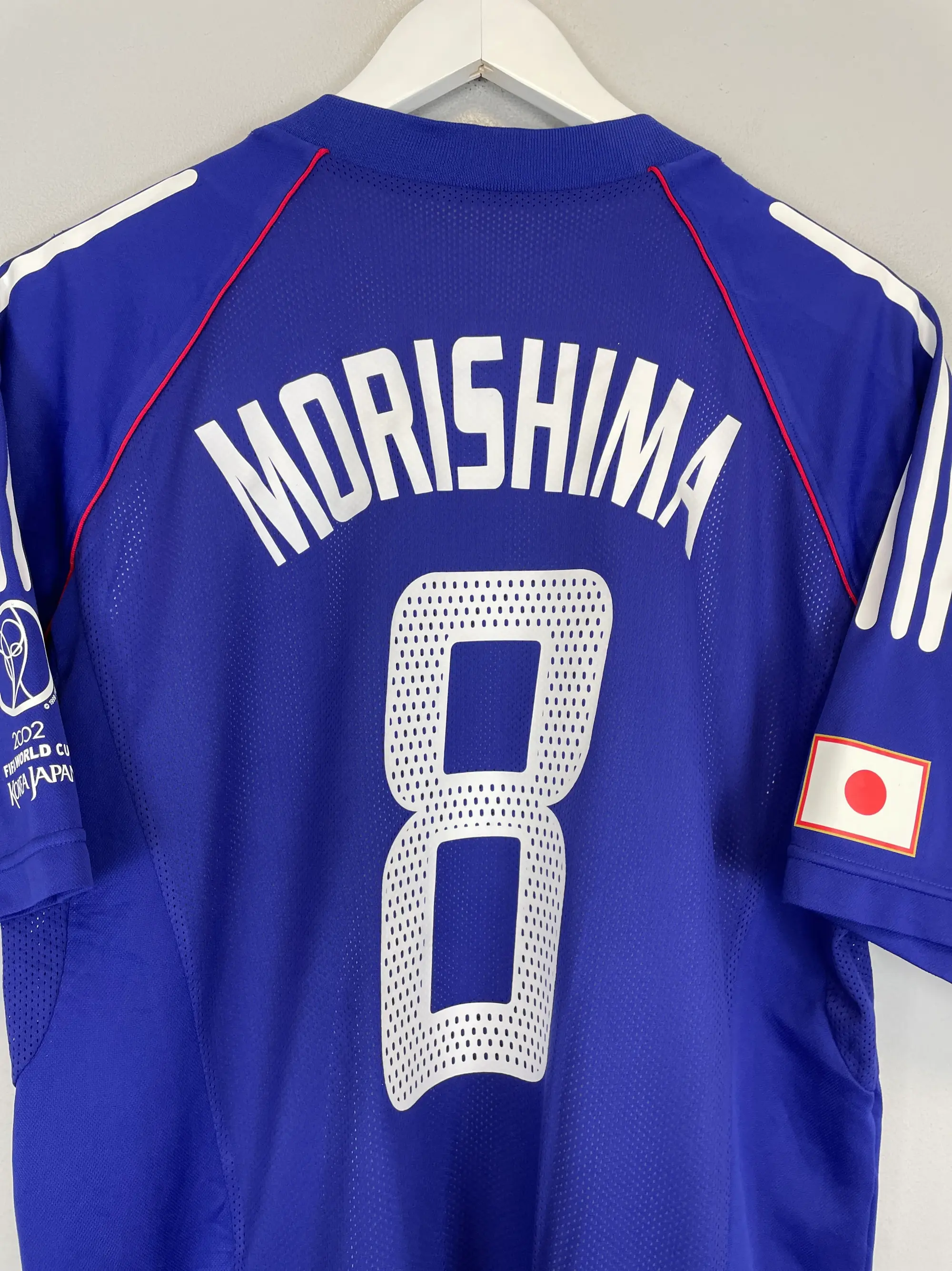 CULT KITS - 2002/03 JAPAN MOROSHIMA #8 *PLAYER ISSUE* HOME SHIRT (L) ADIDAS