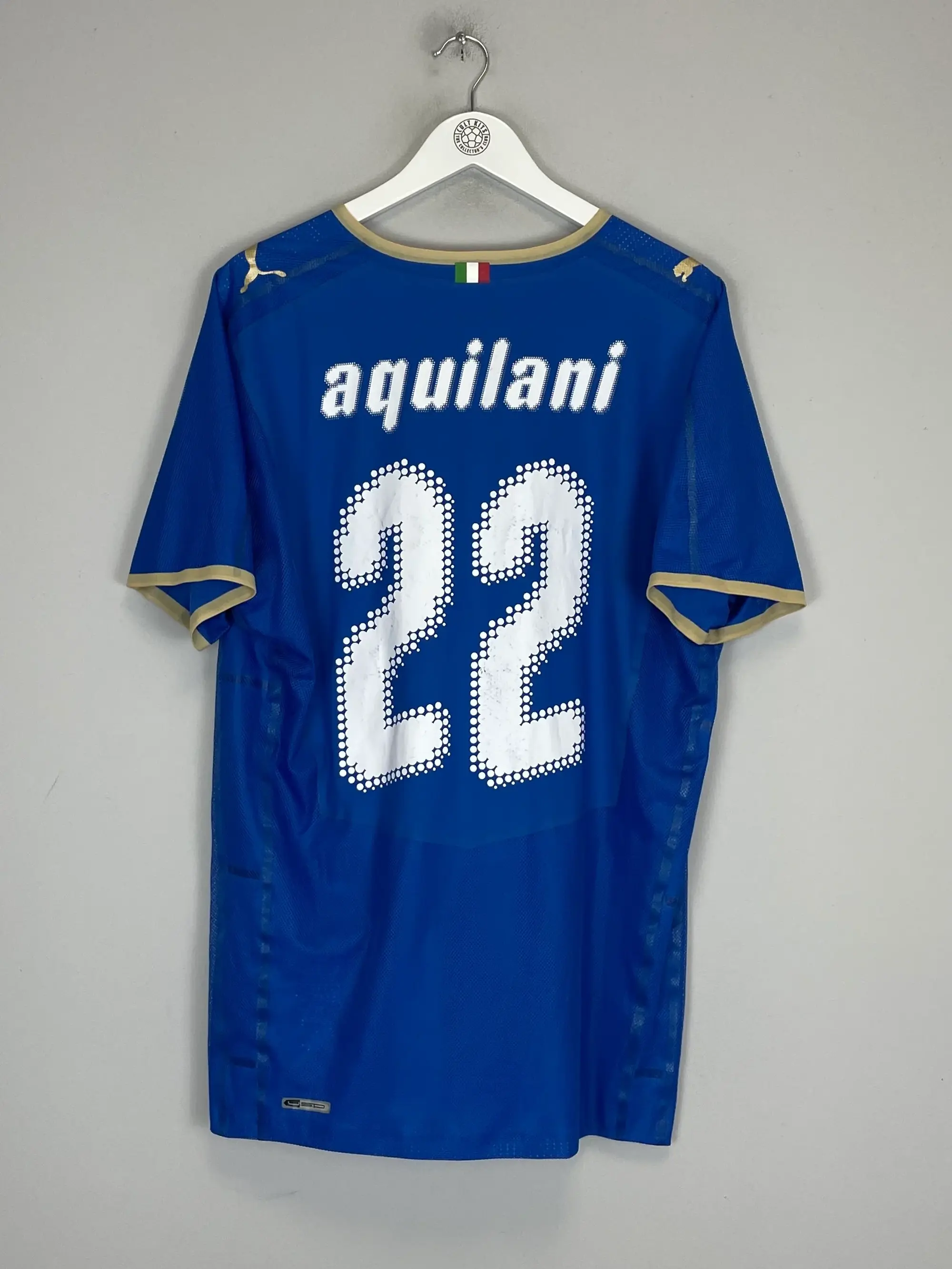 CULT KITS - 2007/08 ITALY AQUILANI #22 *PLAYER ISSUE* HOME SHIRT (XXL) PUMA