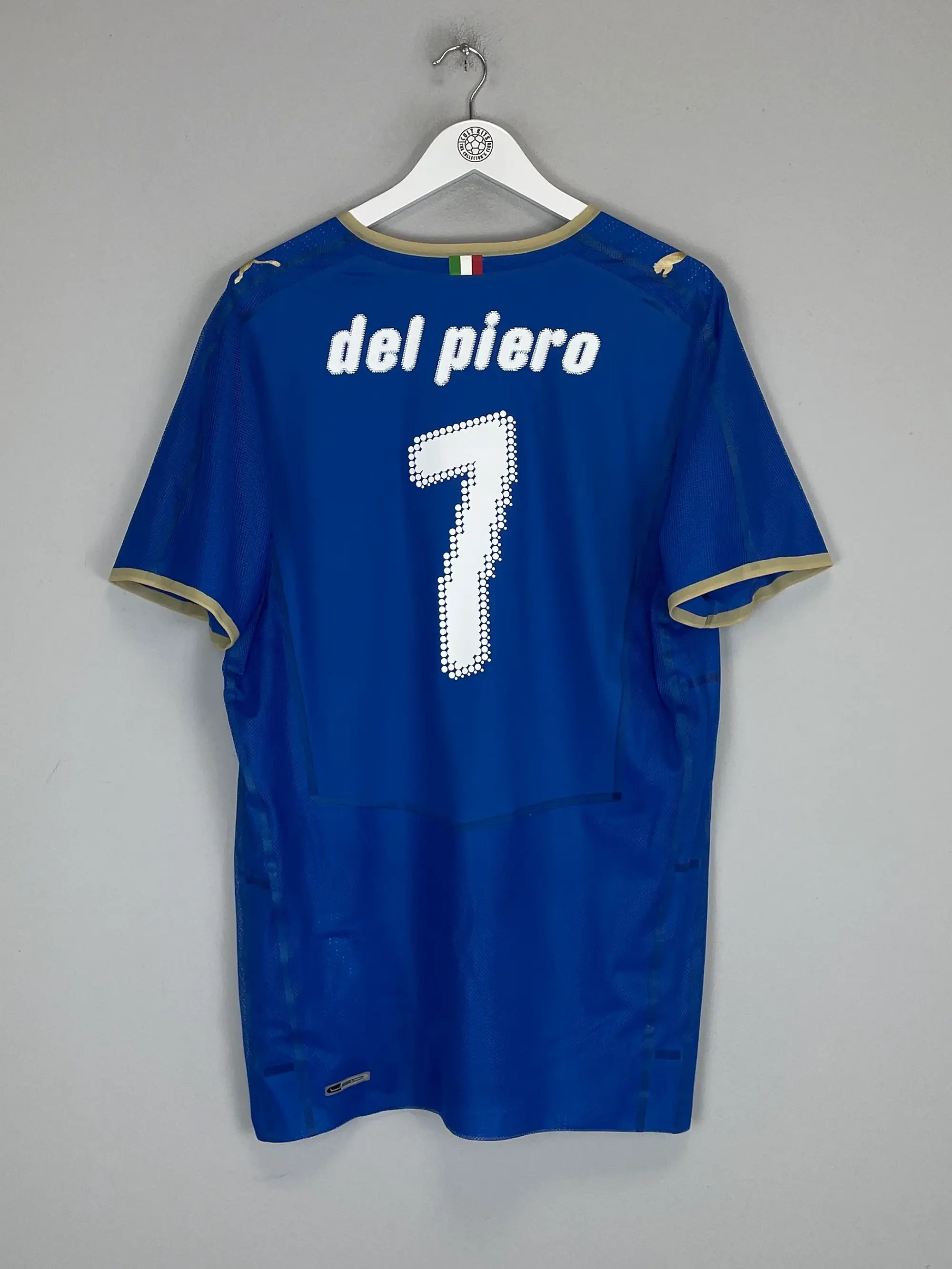 CULT KITS - 2007/08 ITALY DEL PIERO #7 *PLAYER ISSUE* HOME SHIRT (XXL) PUMA