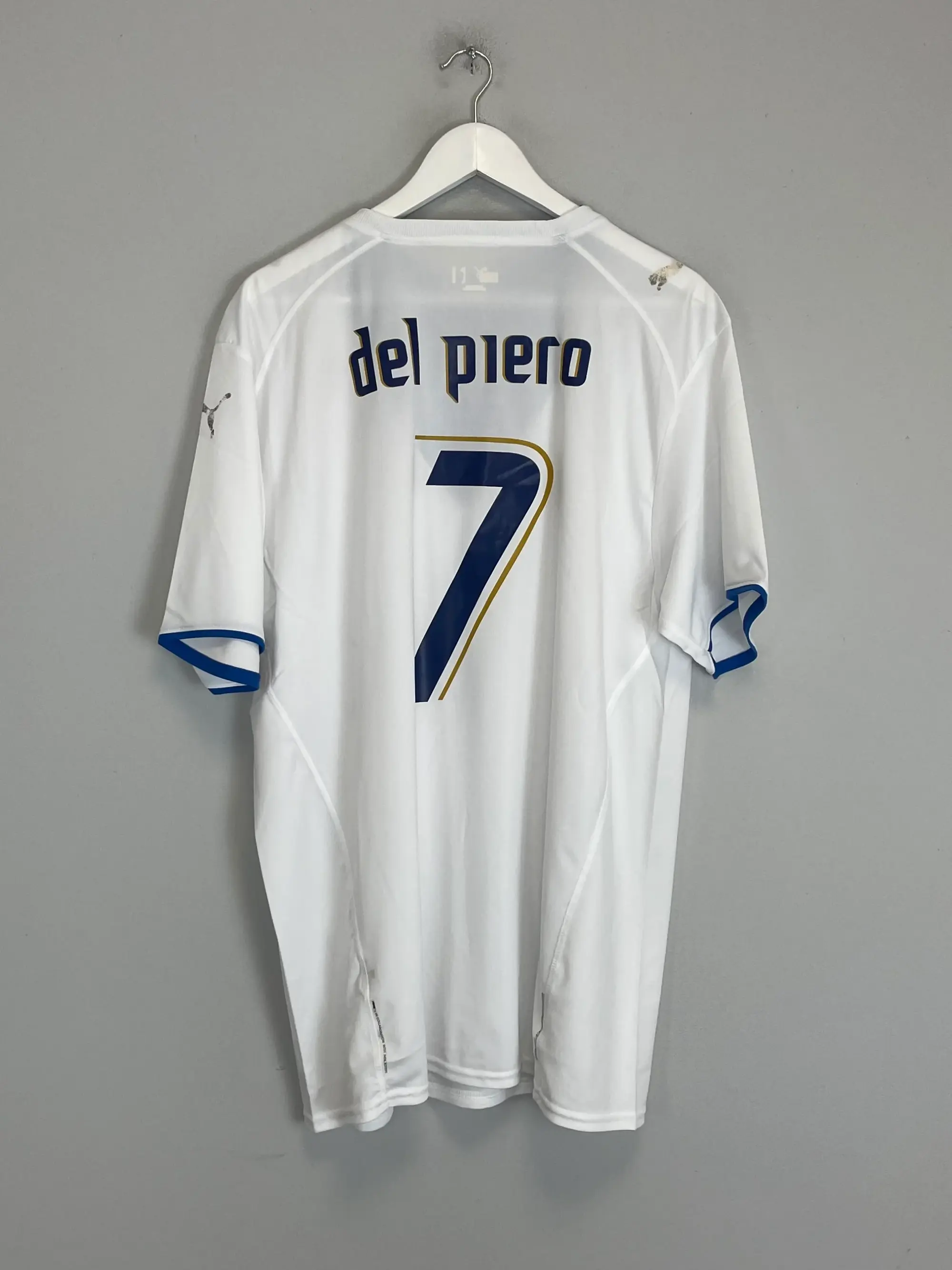 CULT KITS - 2006/07 ITALY DEL PIERO #7 AWAY SHIRT (XL) PUMA